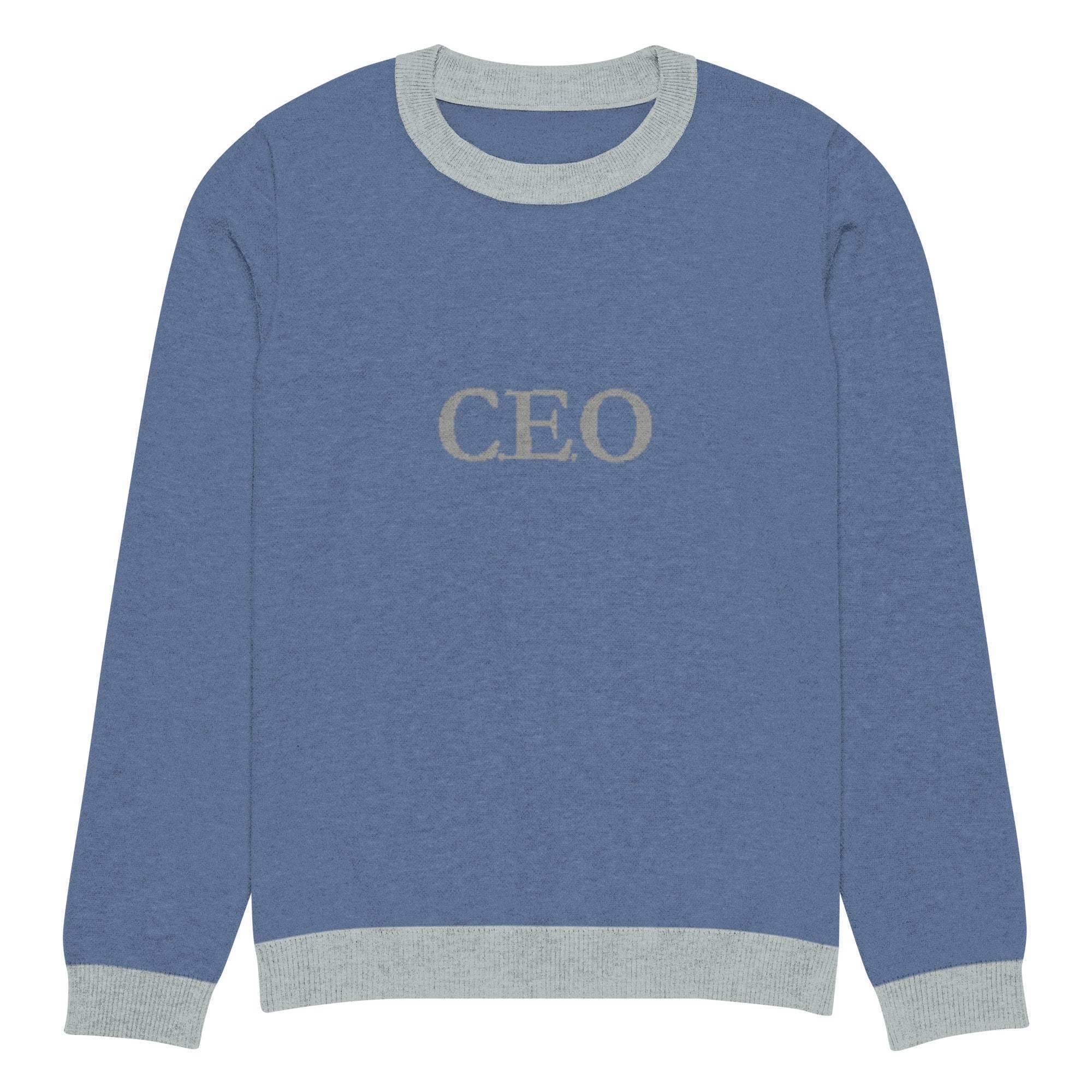C.E.O. Crew Knitted Sweater - InvestmenTees