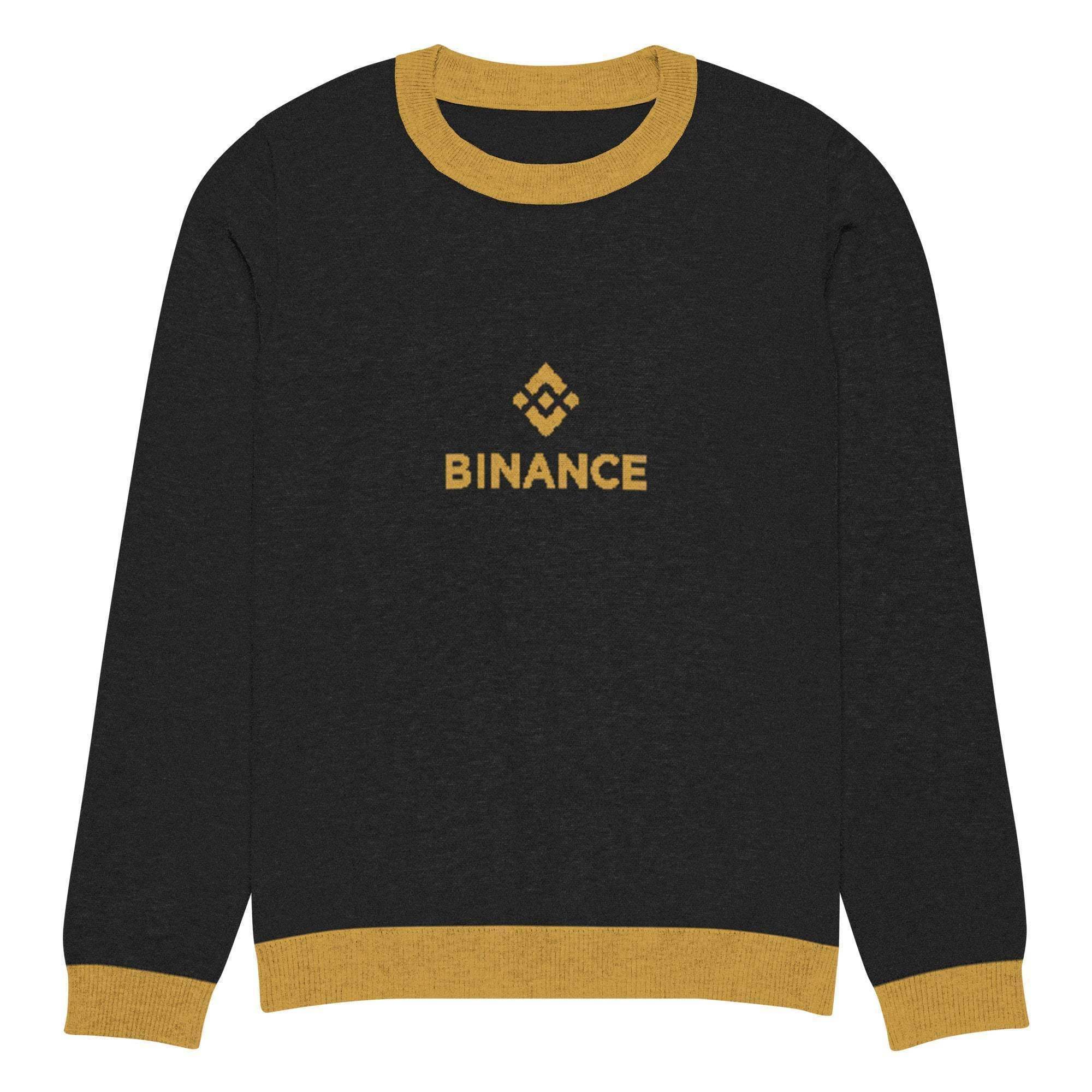 Binance Crew Knitted Sweater - InvestmenTees