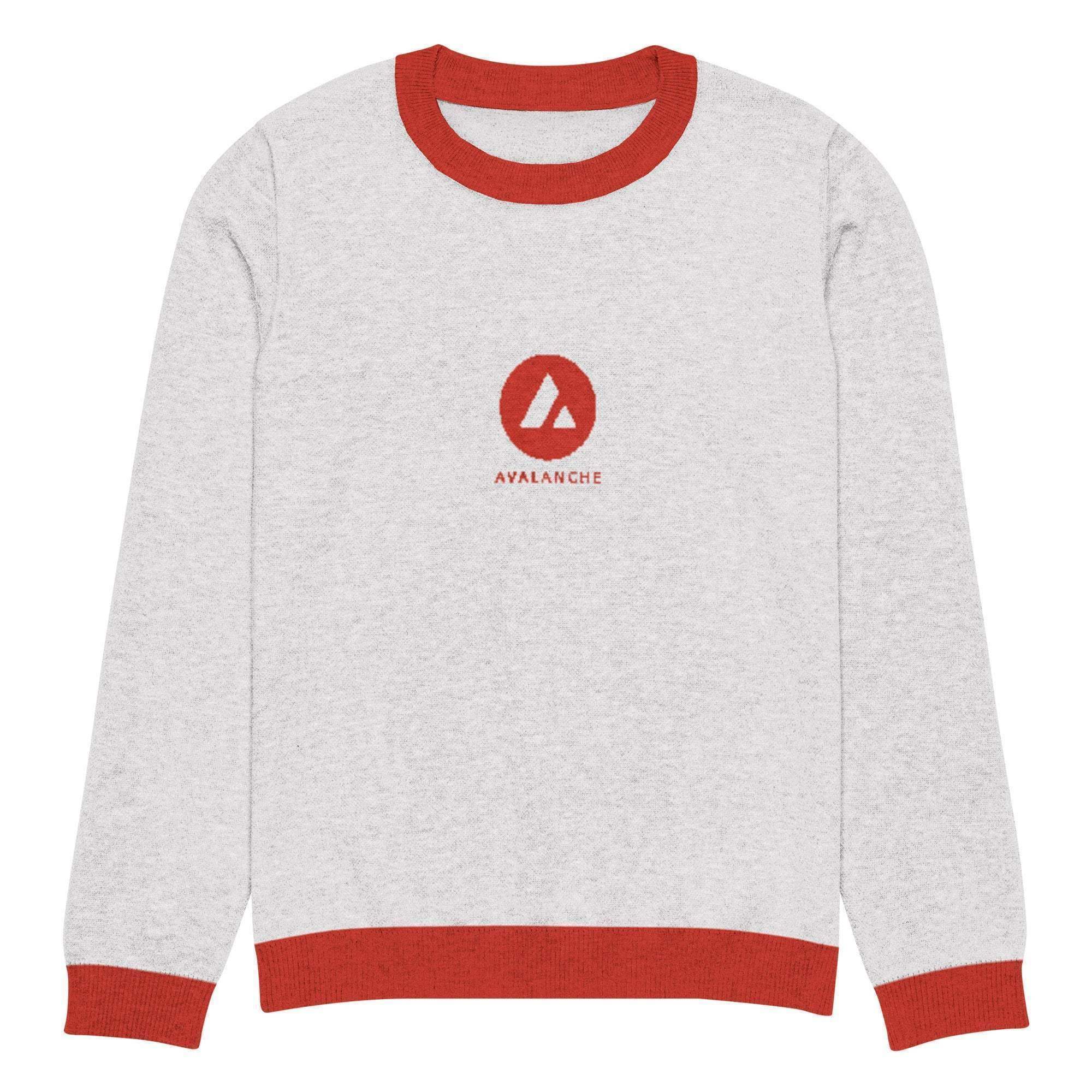 Avalanche | AVAX Crew Knitted Sweater - InvestmenTees