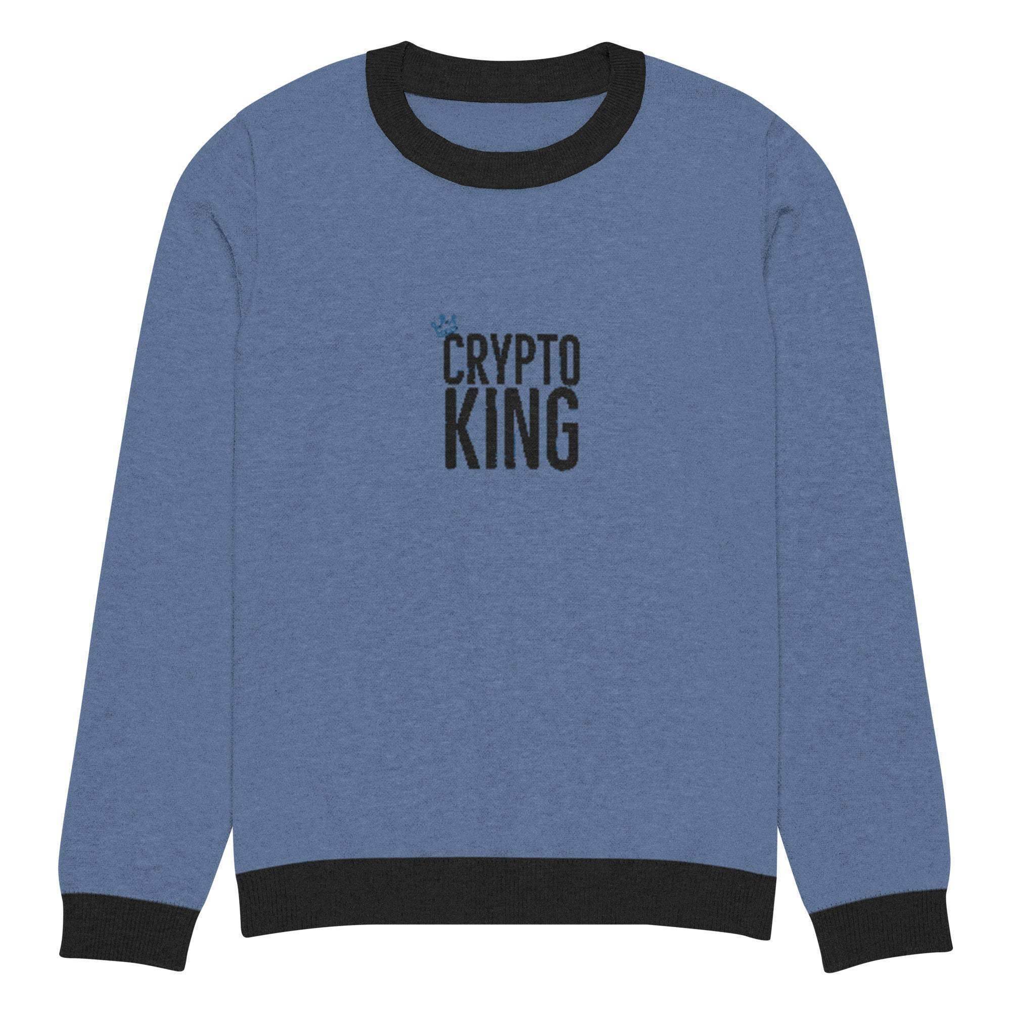 Crypto King Crew Knitted Sweater - InvestmenTees