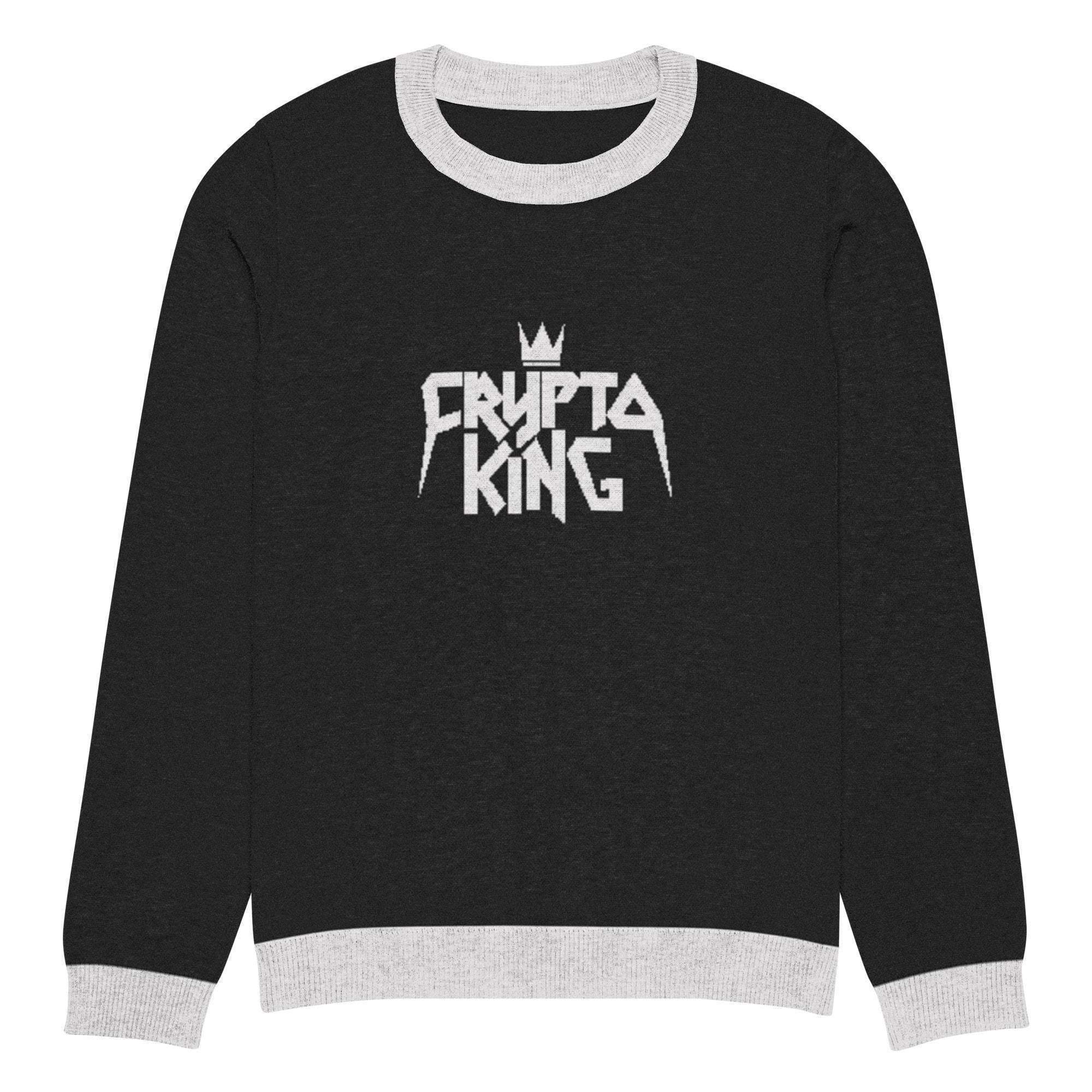 Crypto King Crew Knitted Sweater - InvestmenTees