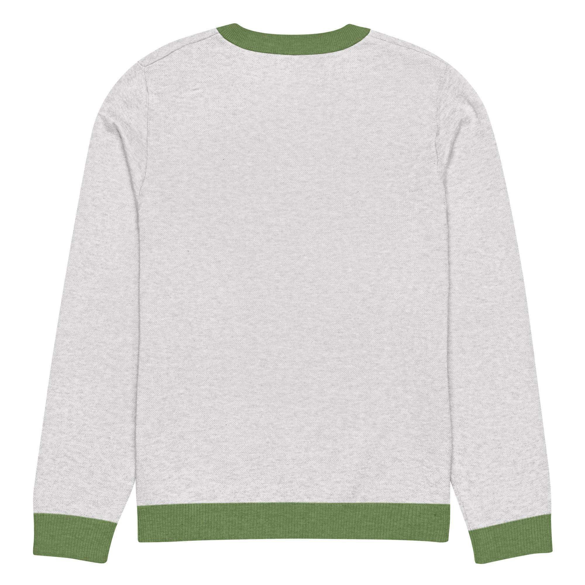 Bitcoin Print Crew Knitted Sweater - InvestmenTees