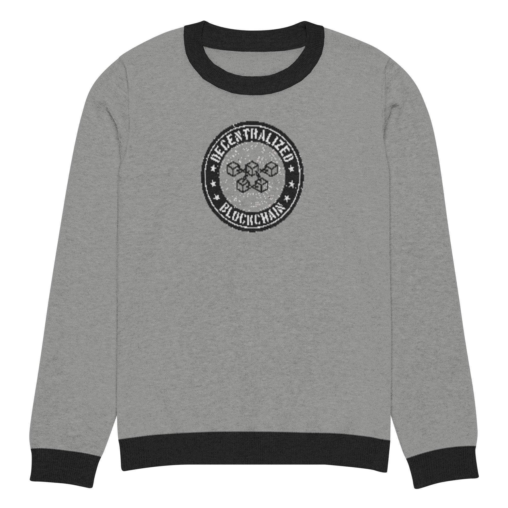 Blockchain Decentralized Crew Knitted Sweater - InvestmenTees