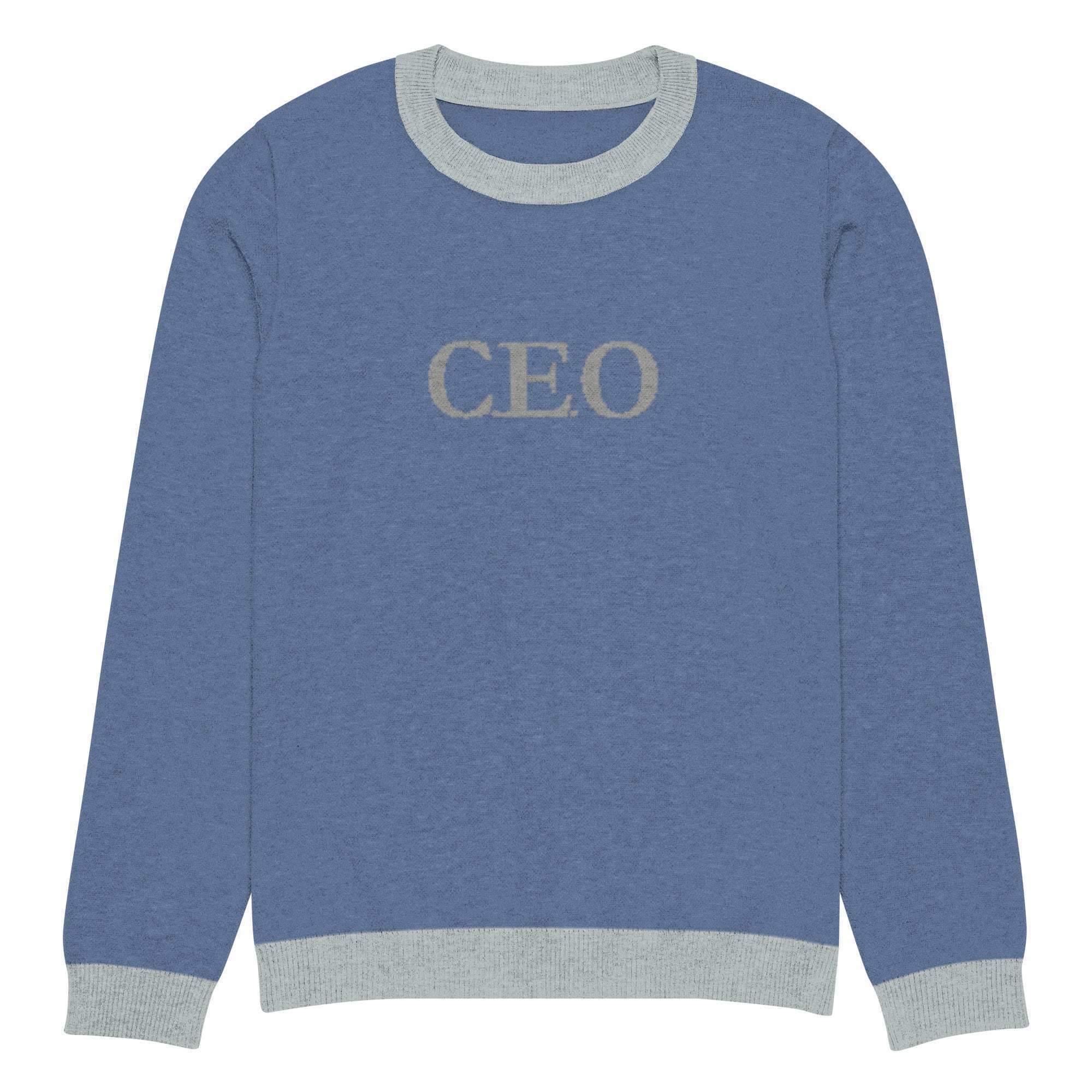 C.E.O. Crew Knitted Sweater - InvestmenTees