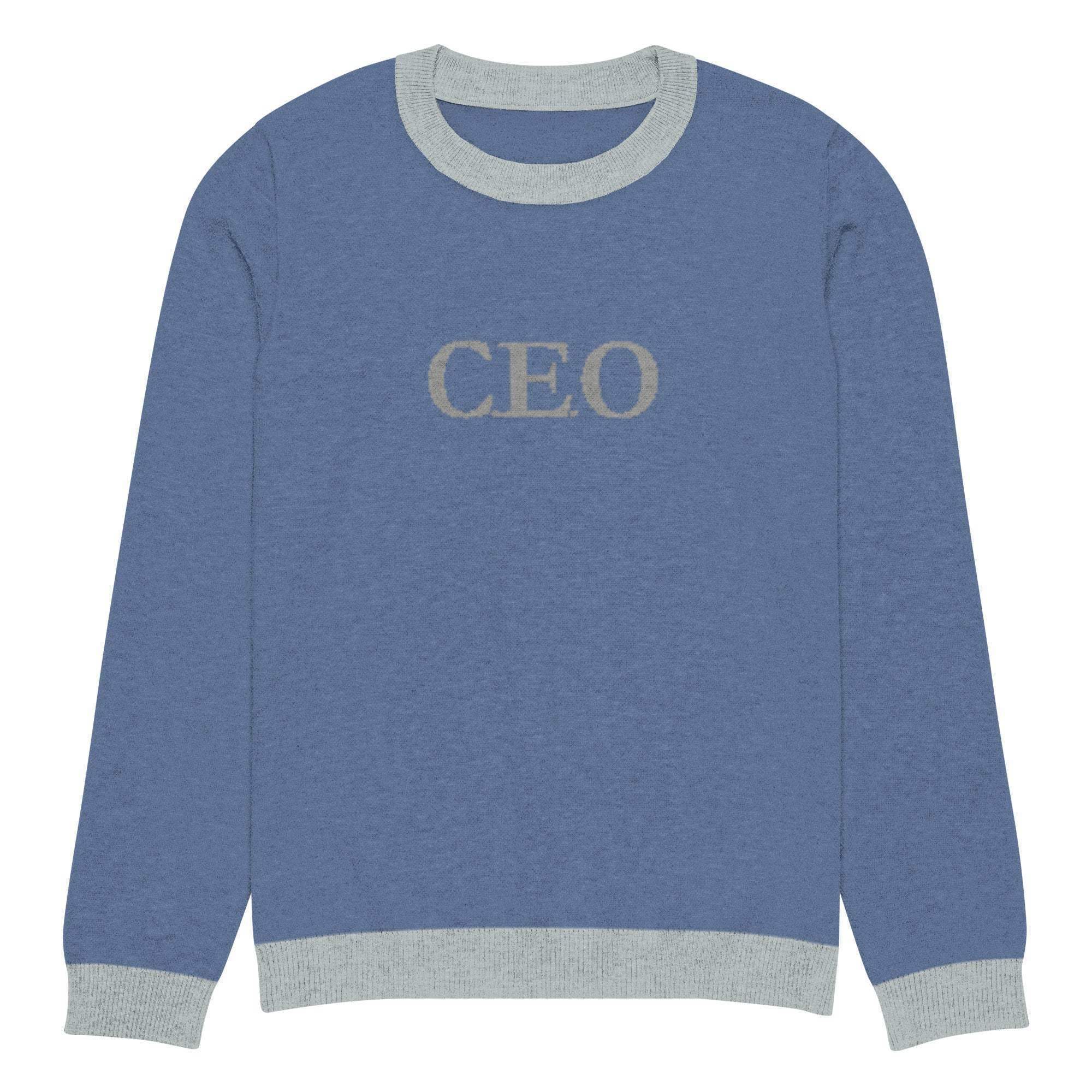C.E.O. Crew Knitted Sweater - InvestmenTees