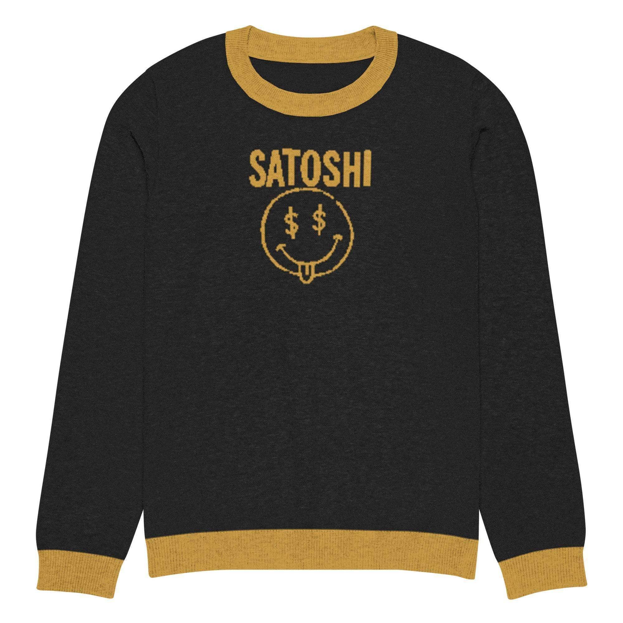Satoshi Crew Knitted Sweater - InvestmenTees