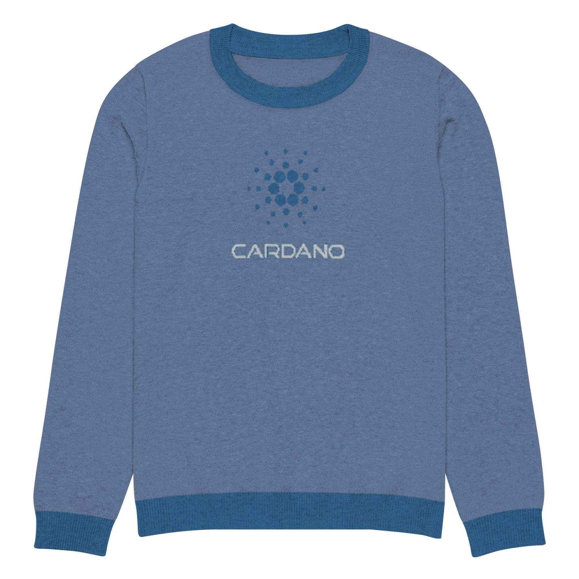 Cardano ADA Crew Knitted Sweater - InvestmenTees