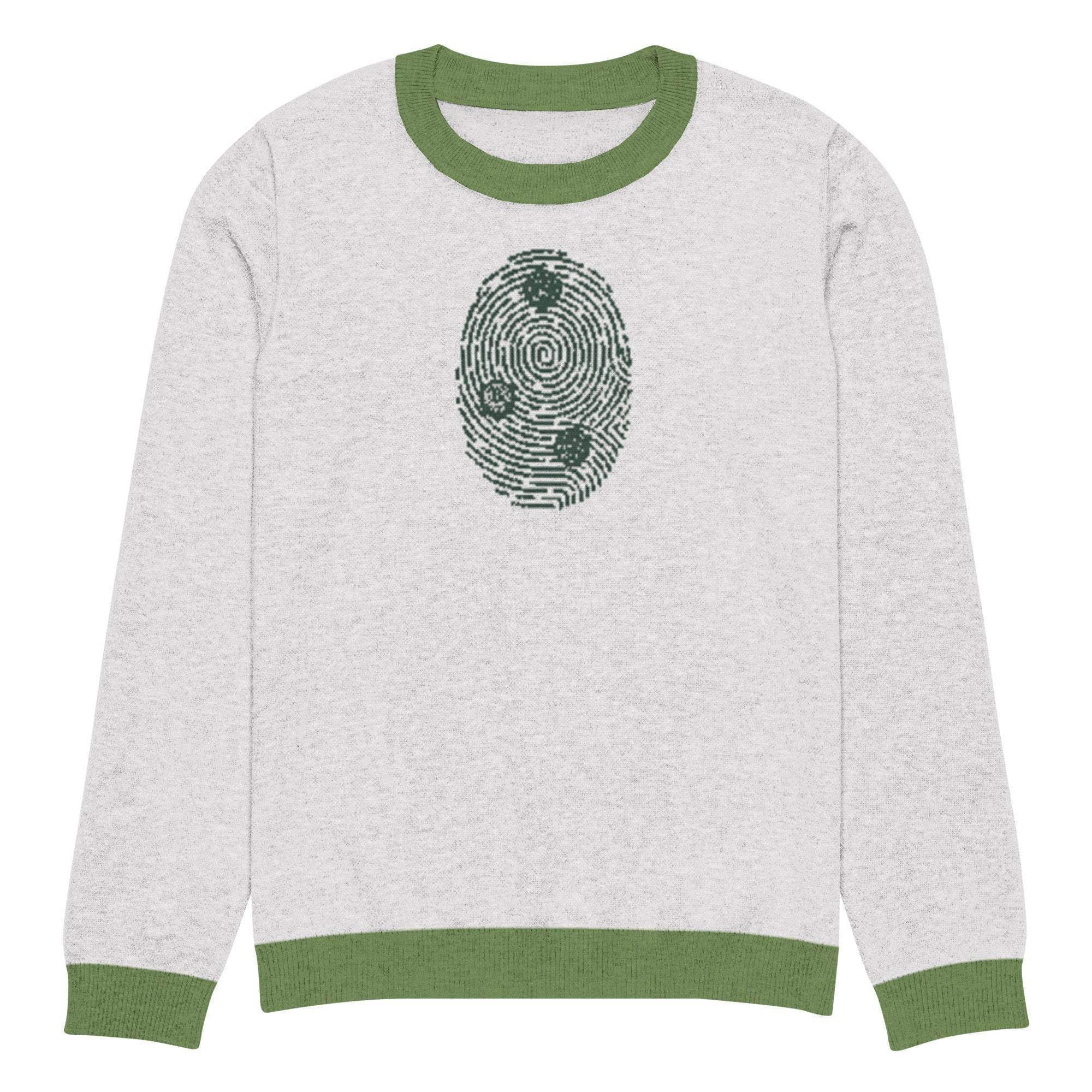 Bitcoin Print Crew Knitted Sweater - InvestmenTees