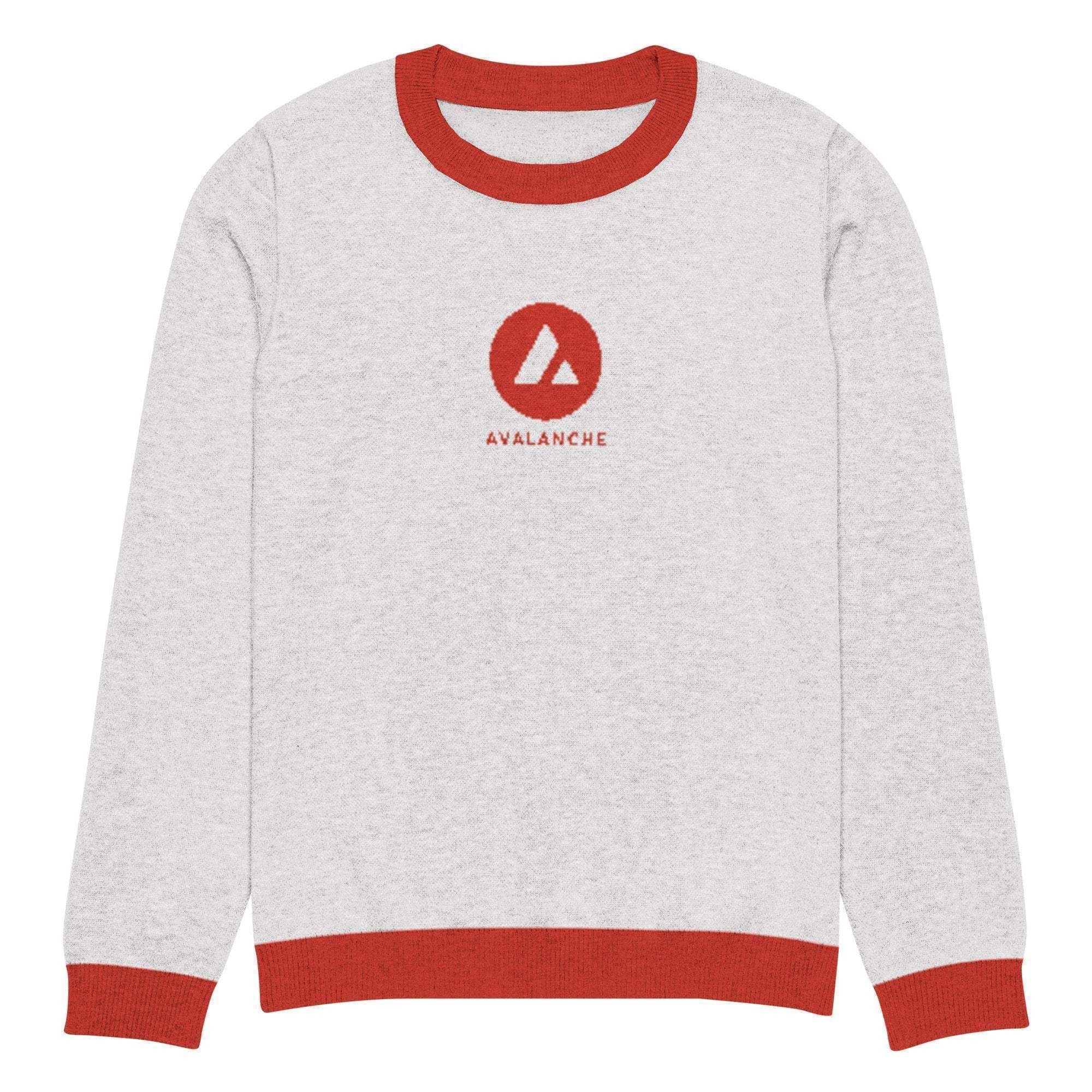 Avalanche | AVAX Crew Knitted Sweater - InvestmenTees