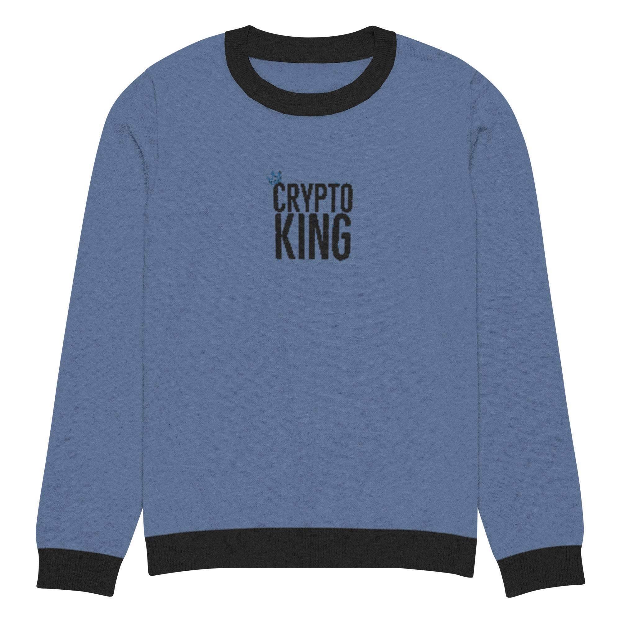 Crypto King Crew Knitted Sweater - InvestmenTees