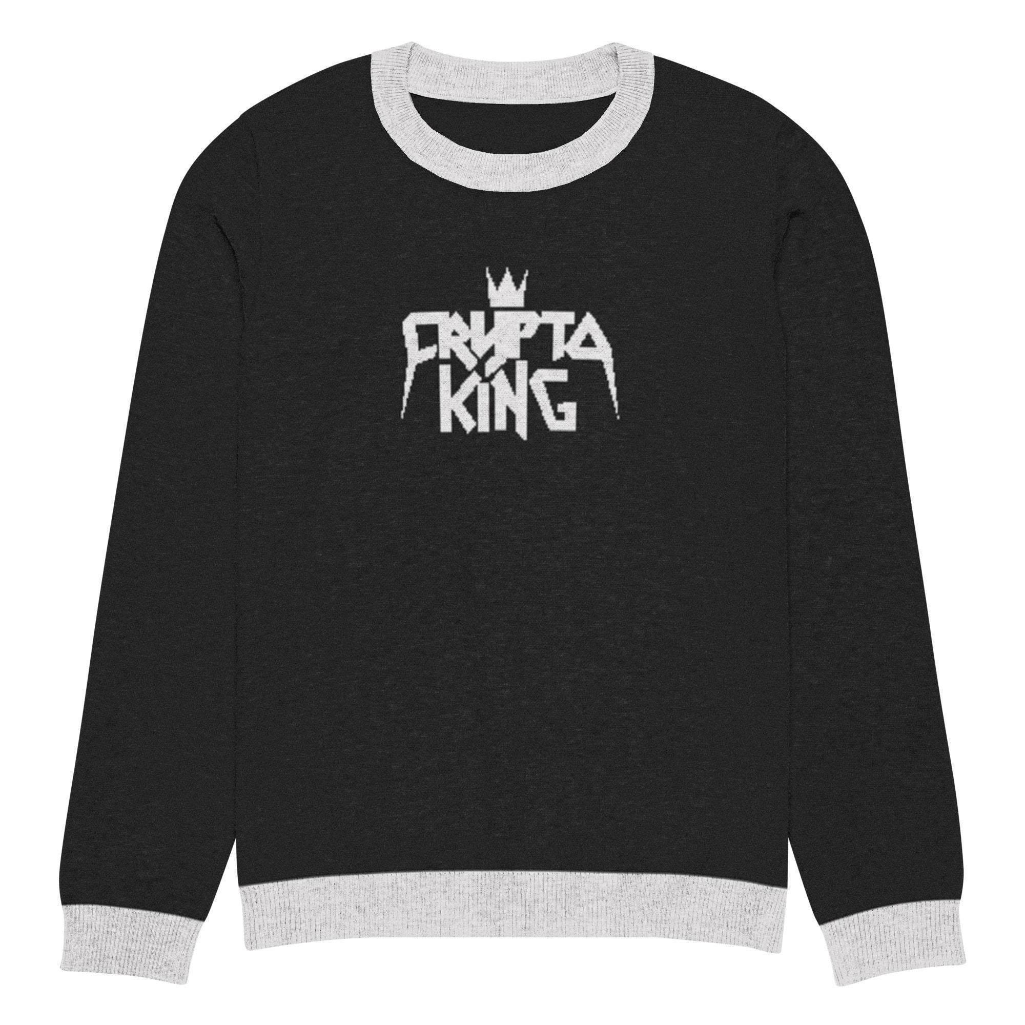 Crypto King Crew Knitted Sweater - InvestmenTees