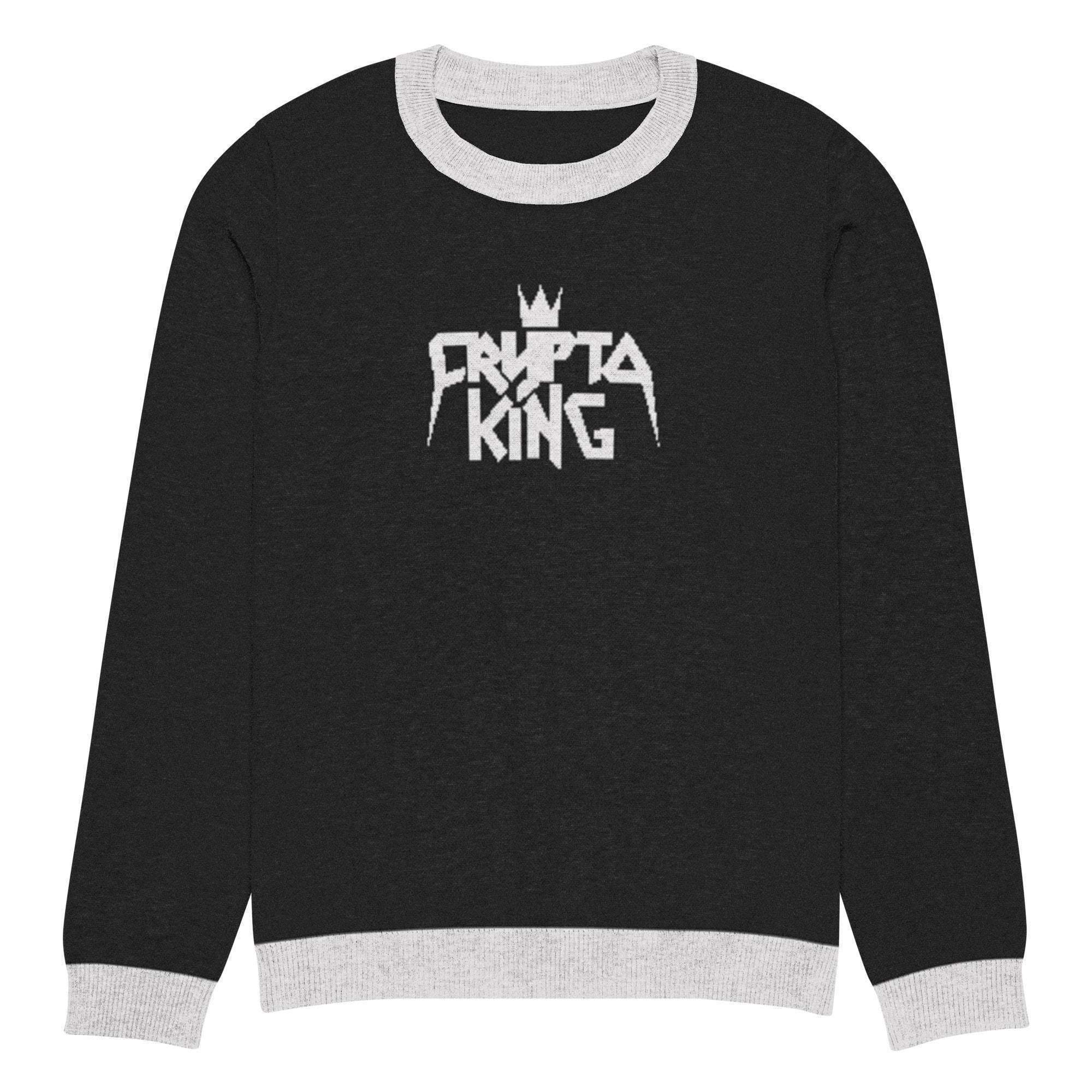 Crypto King Crew Knitted Sweater - InvestmenTees
