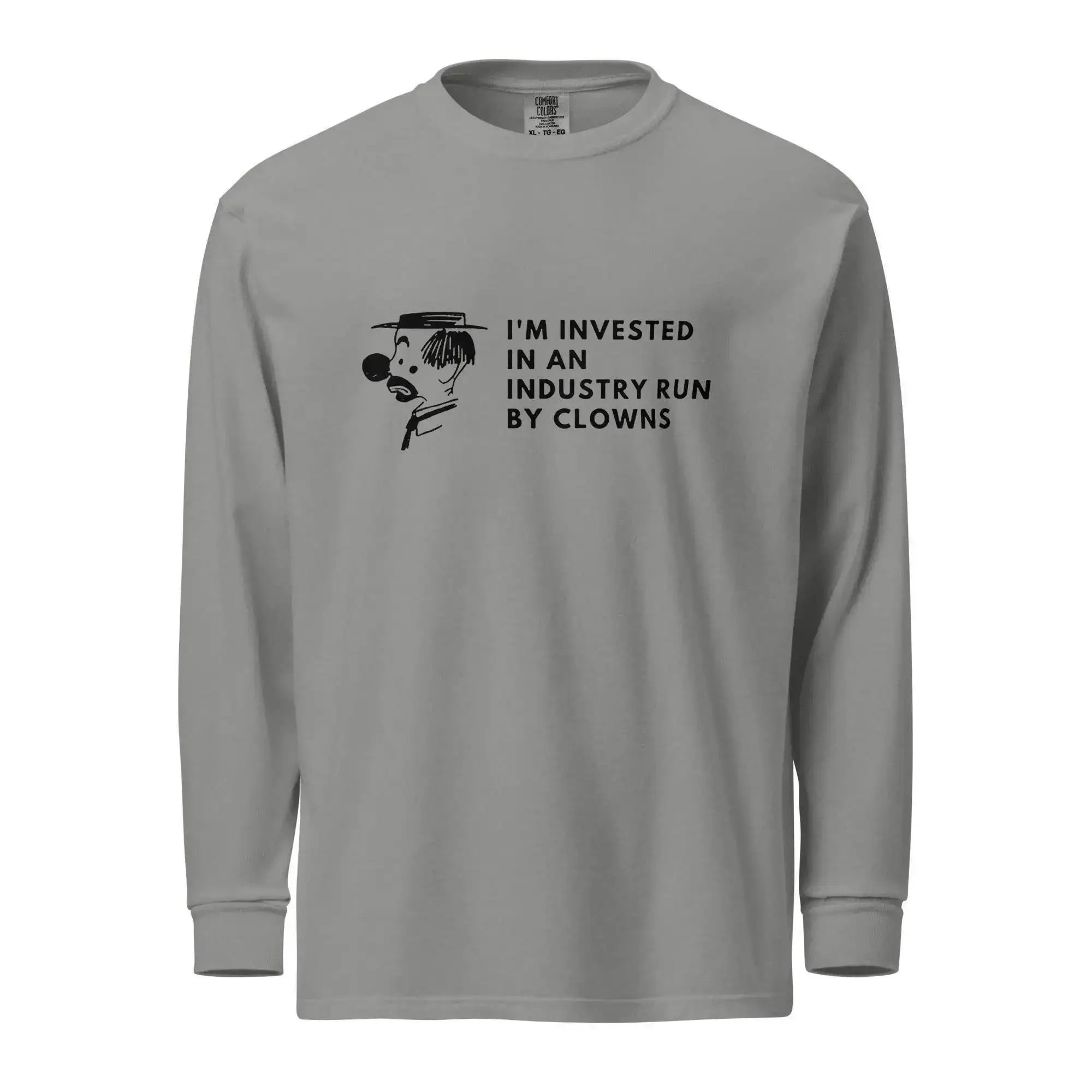 Clown Industry Investing Long Sleeve T-Shirt - InvestmenTees