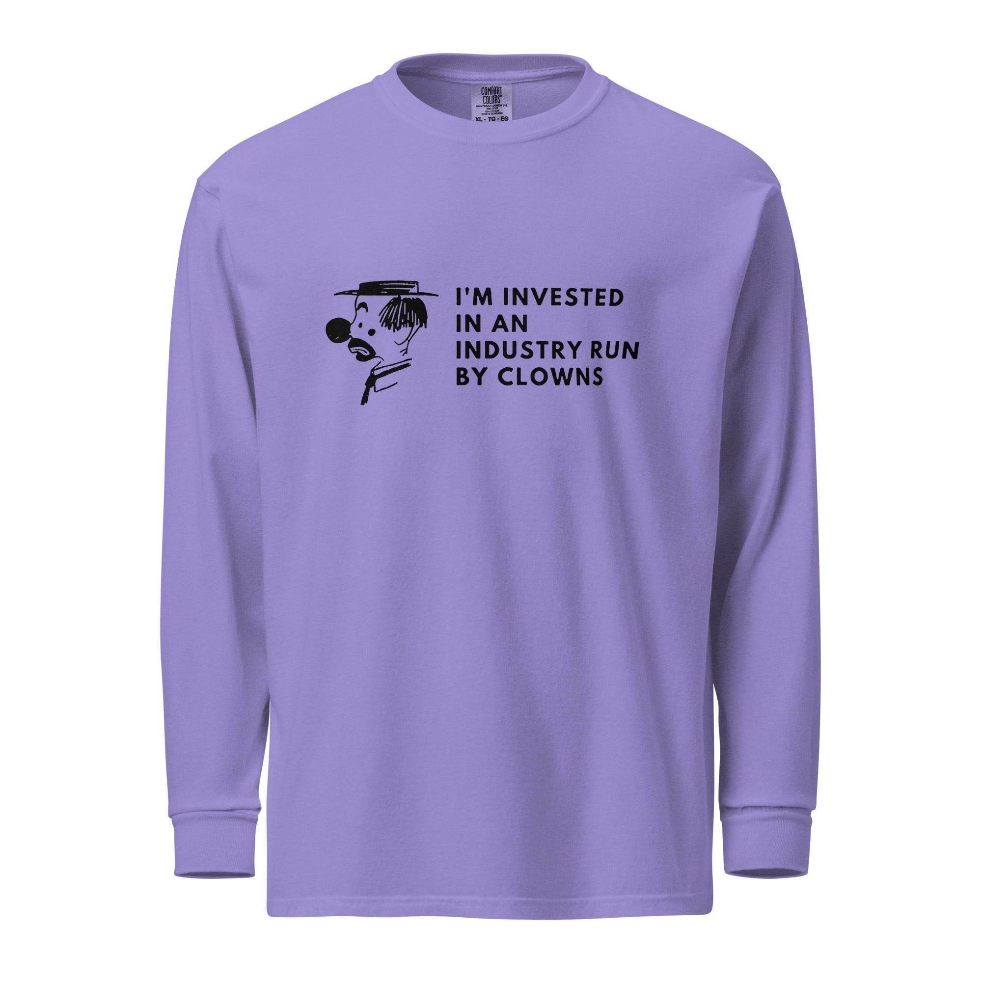 Clown Industry Investing Long Sleeve T-Shirt - InvestmenTees