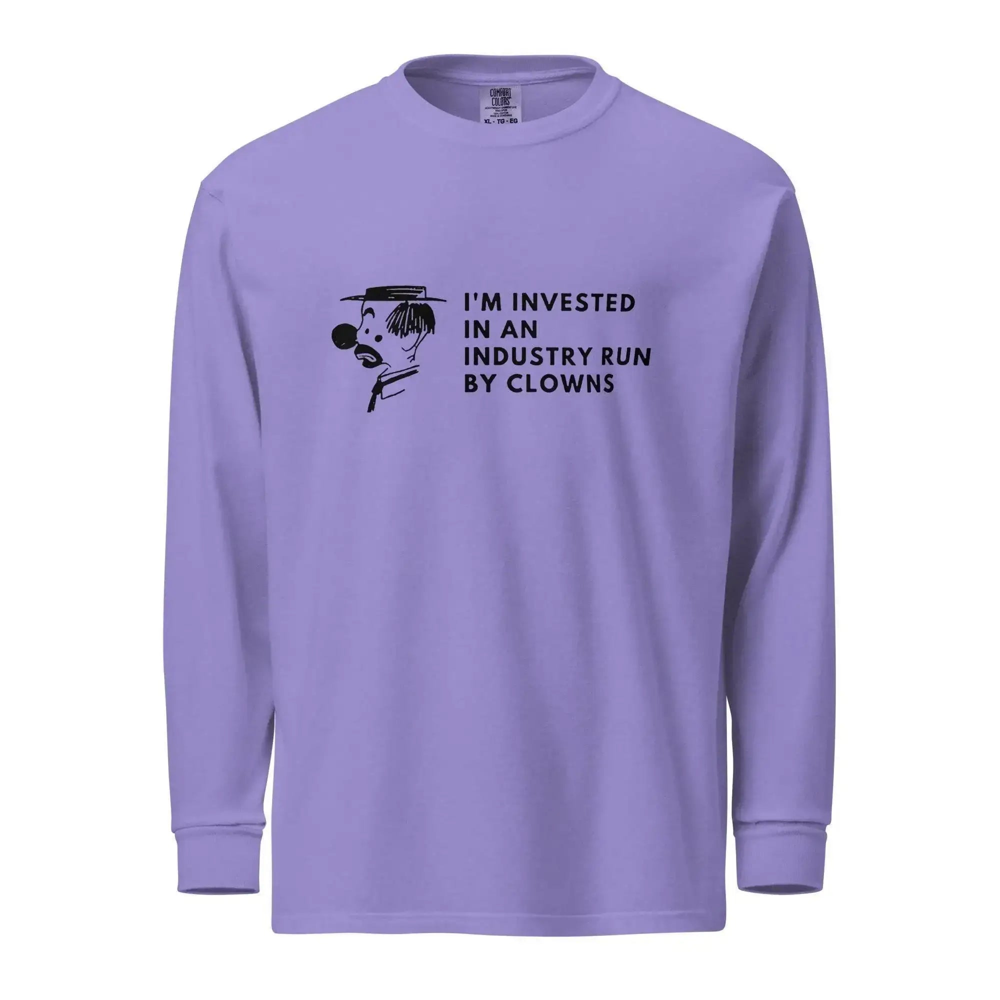 Clown Industry Investing Long Sleeve T-Shirt - InvestmenTees