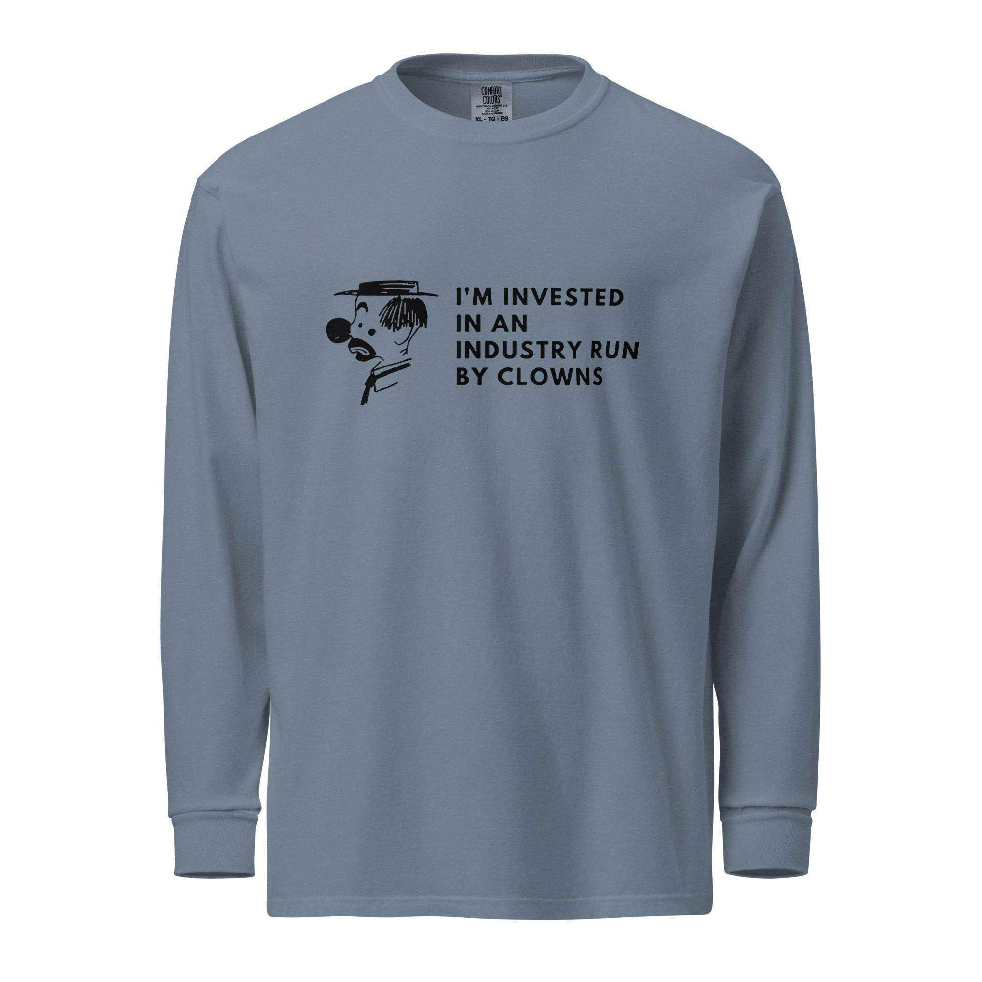 Clown Industry Investing Long Sleeve T-Shirt - InvestmenTees
