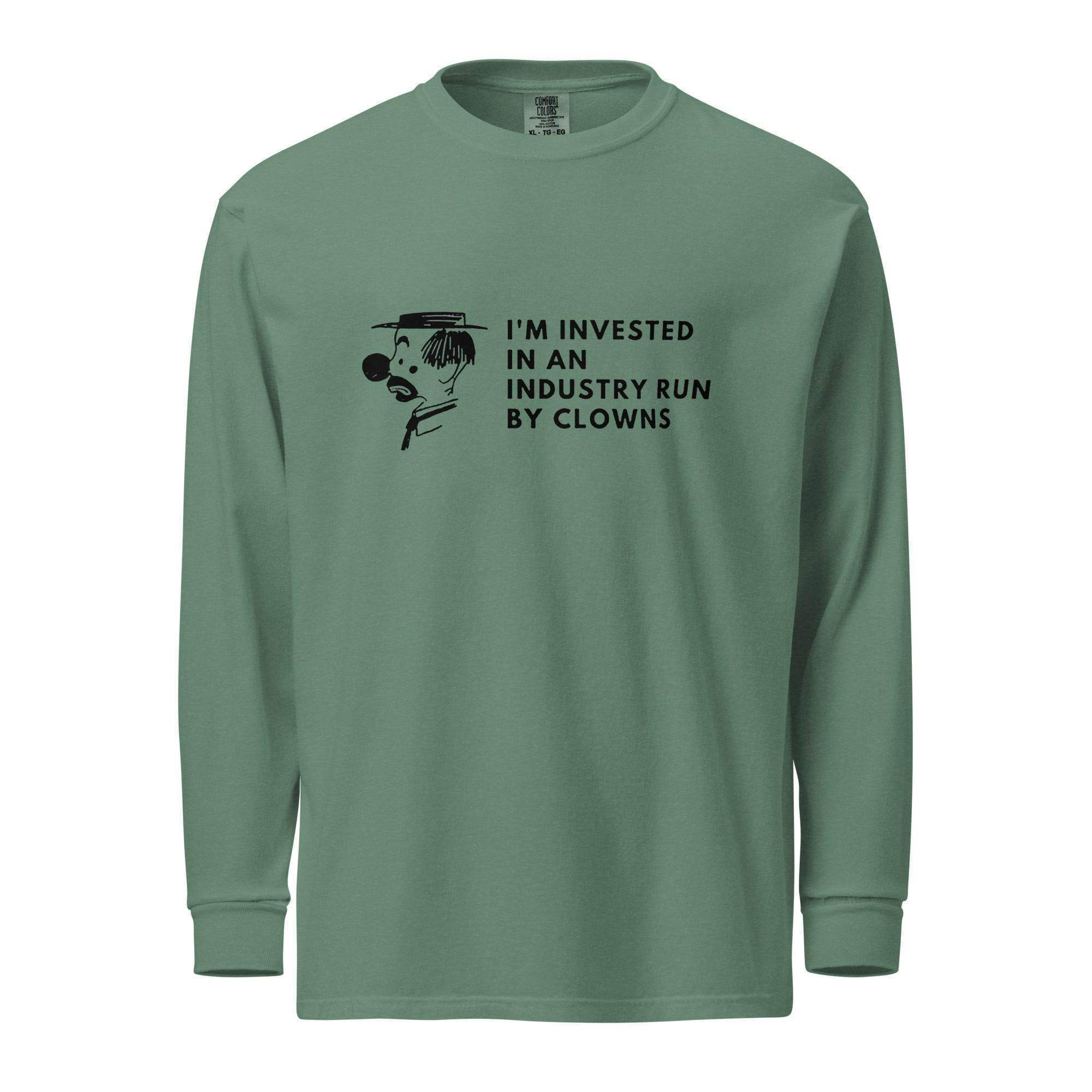Clown Industry Investing Long Sleeve T-Shirt - InvestmenTees