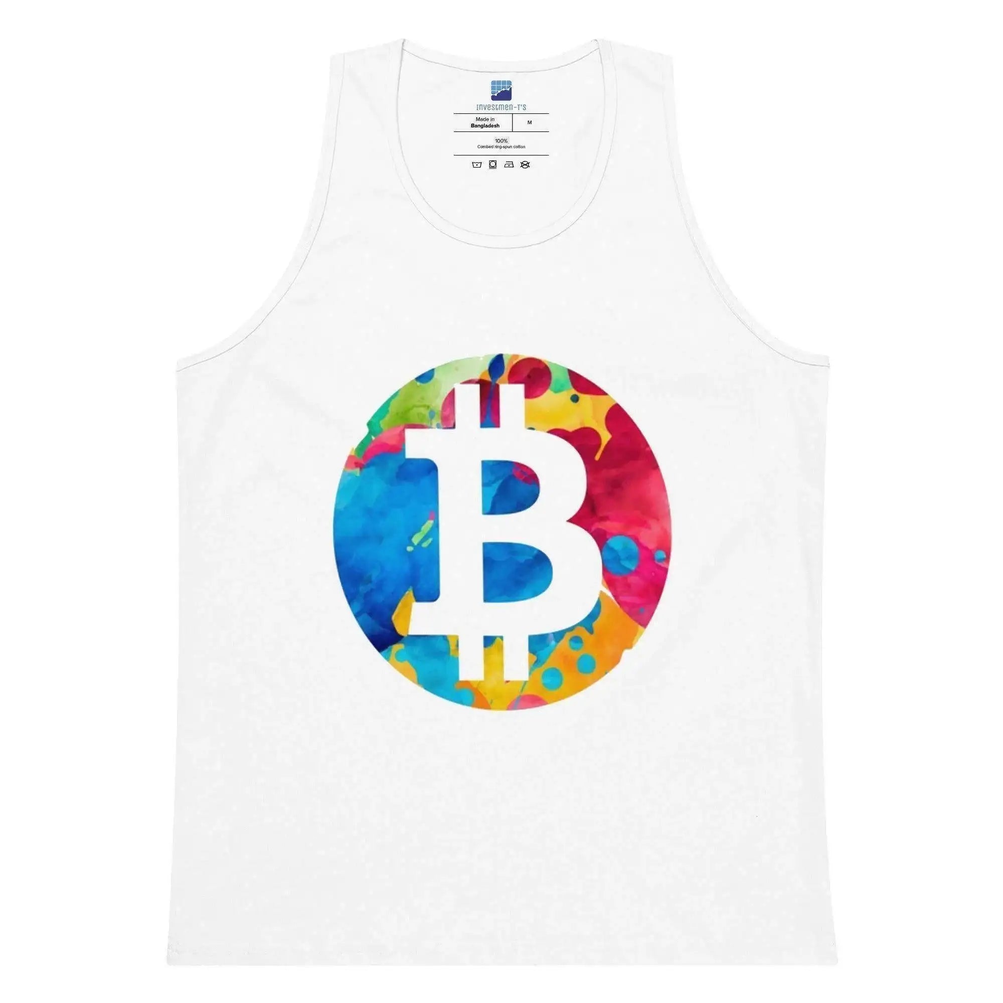 Colorful Bitcoin Tank Top - InvestmenTees