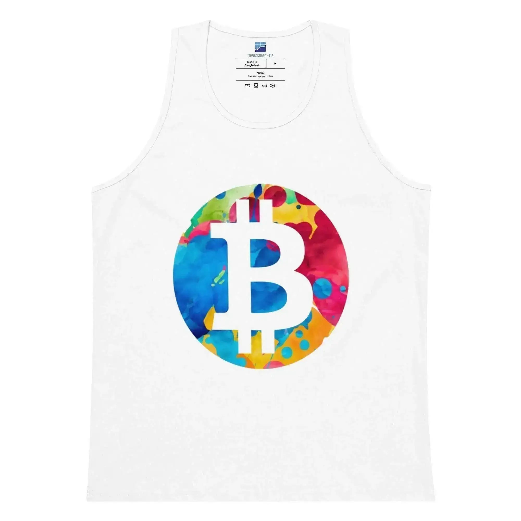 Colorful Bitcoin Tank Top - InvestmenTees