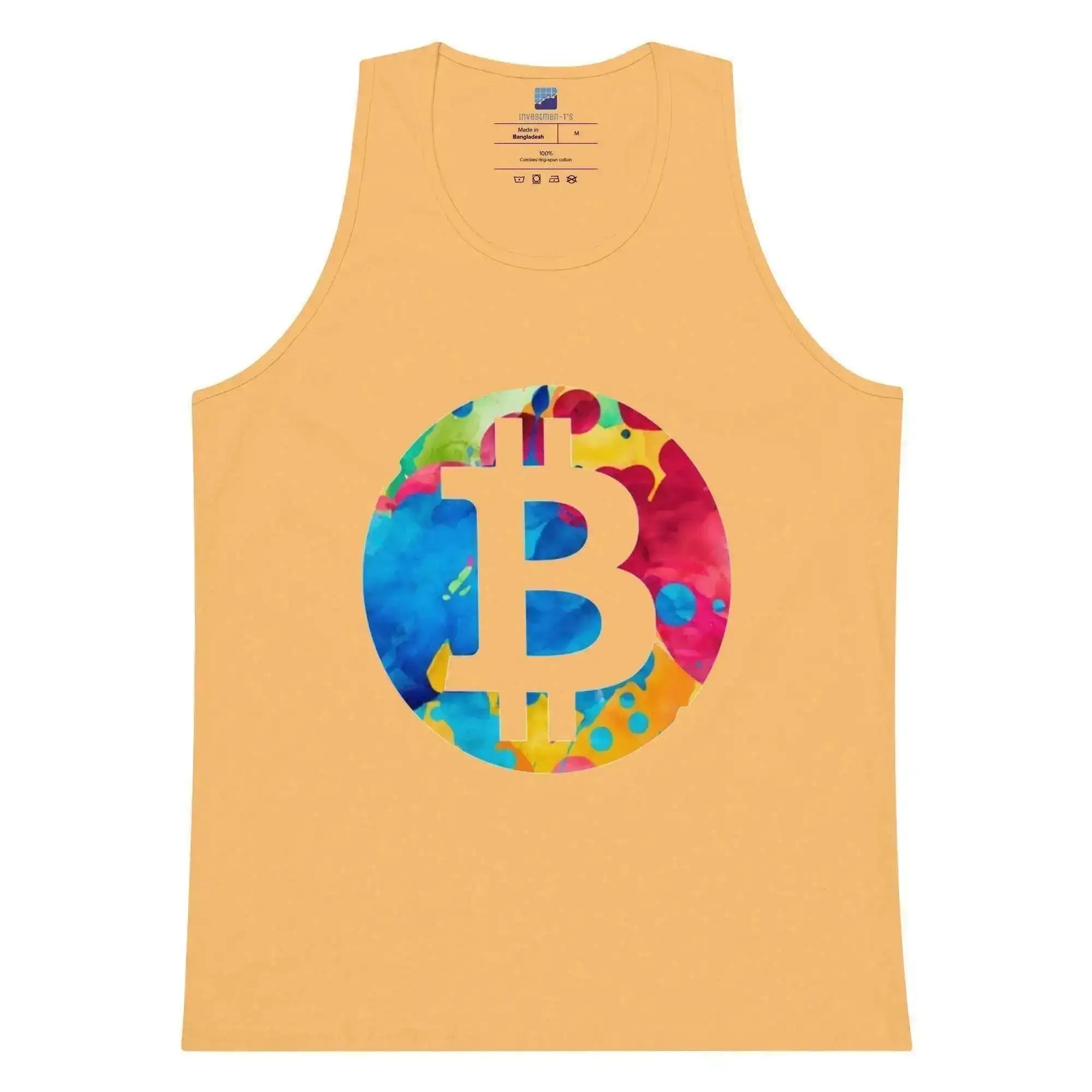 Colorful Bitcoin Tank Top - InvestmenTees