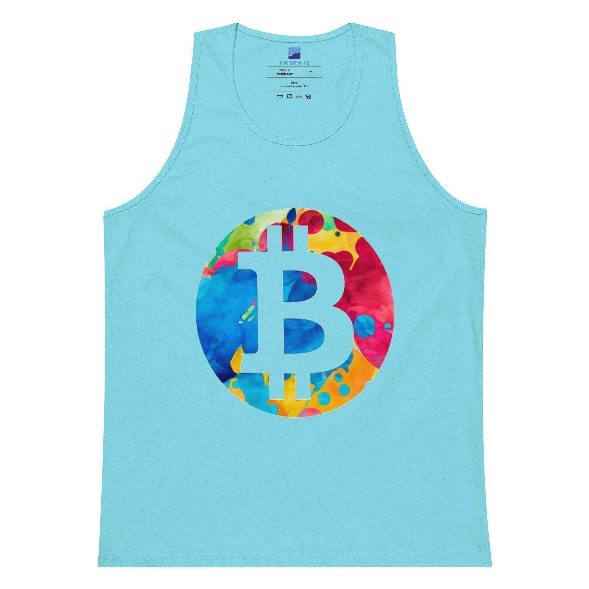 Colorful Bitcoin Tank Top - InvestmenTees