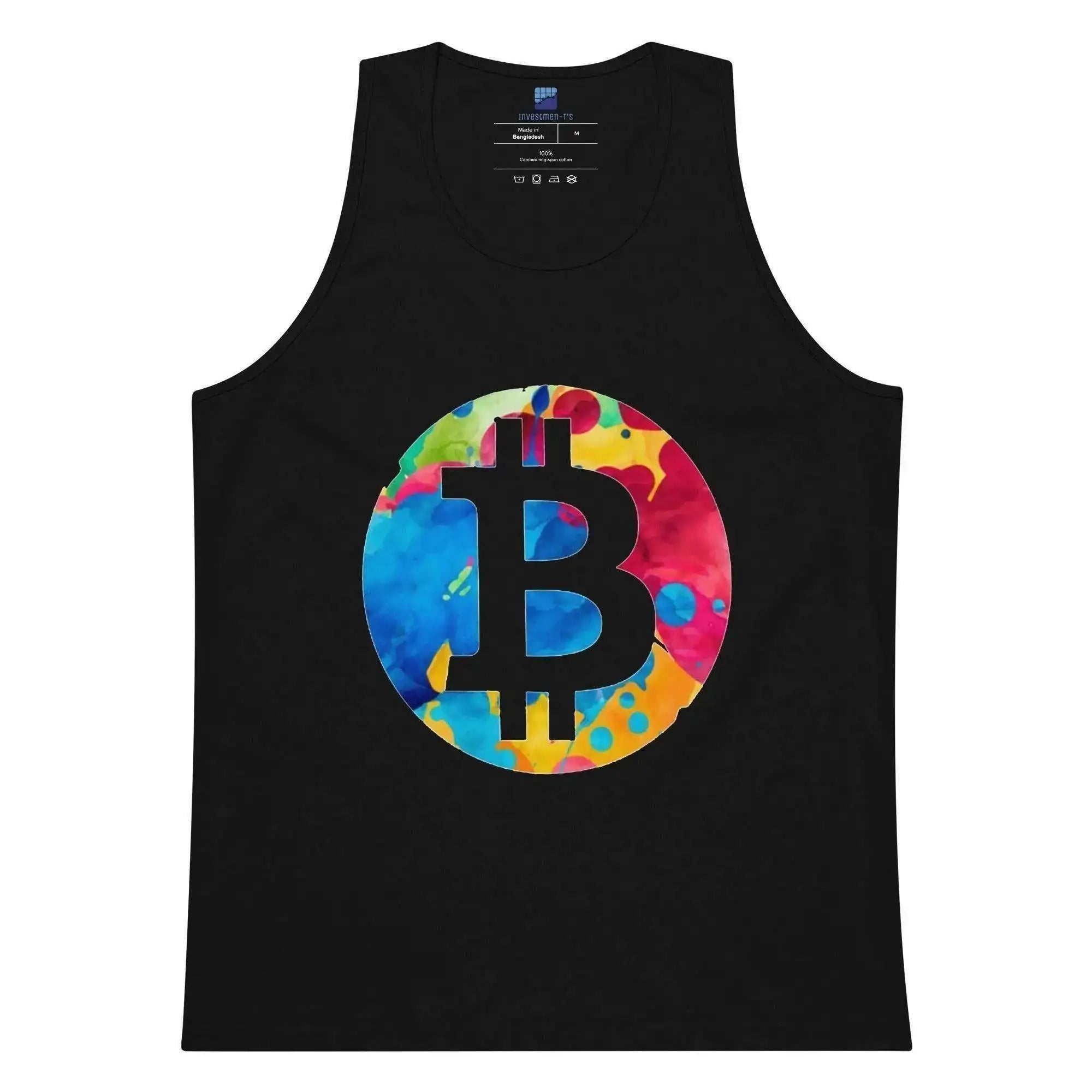 Colorful Bitcoin Tank Top - InvestmenTees