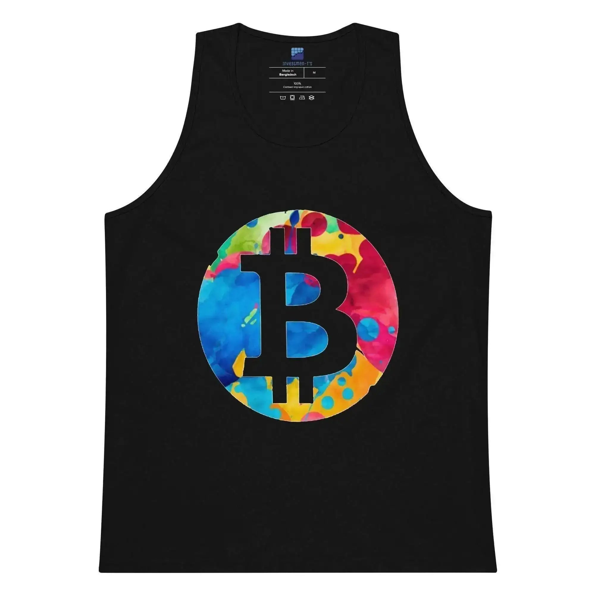 Colorful Bitcoin Tank Top - InvestmenTees