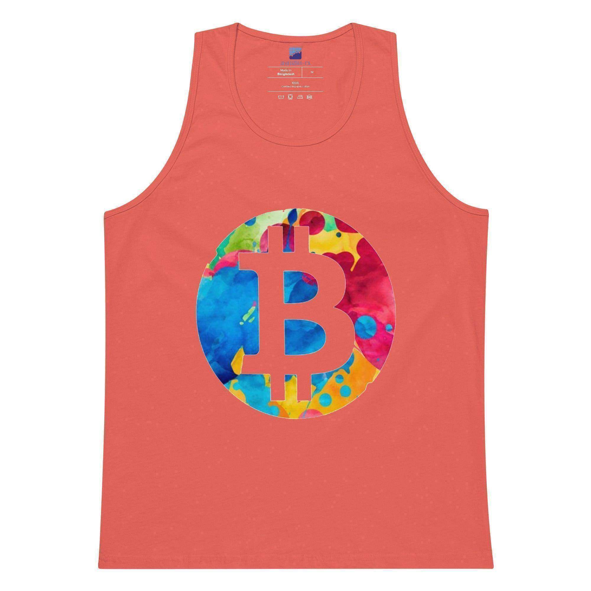 Colorful Bitcoin Tank Top - InvestmenTees