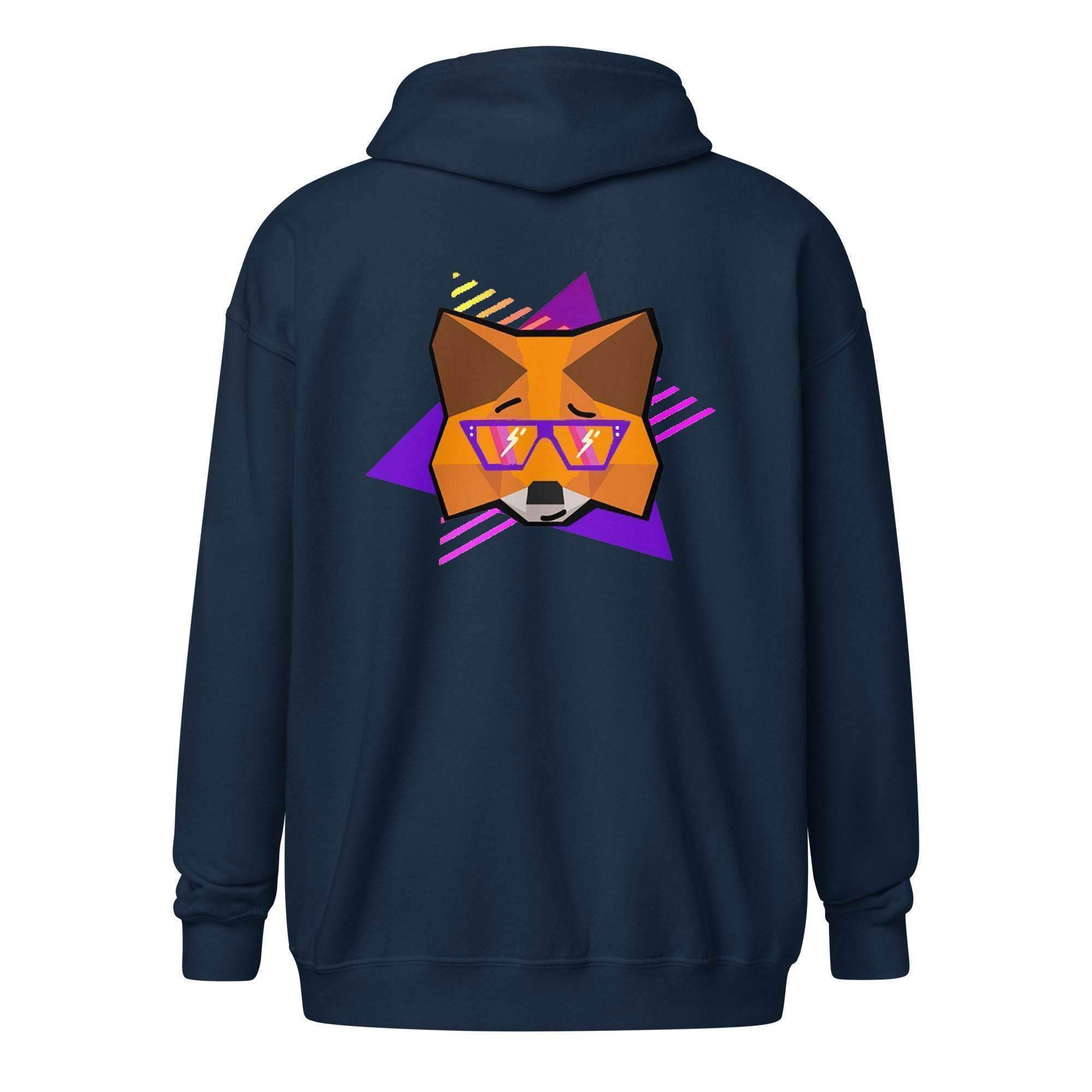 Cool Metamask Zip Up Hoodie - InvestmenTees