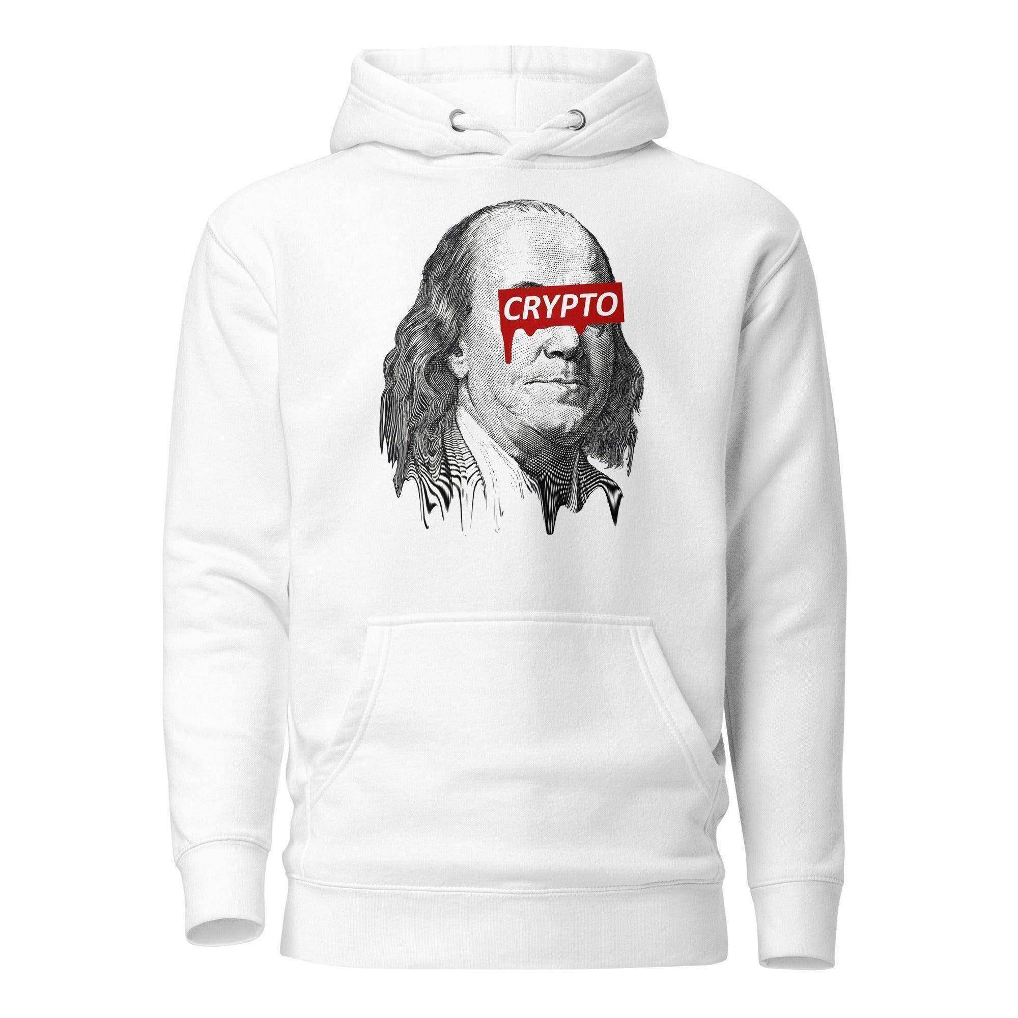 CRYPTO Benjamin Franklin Pullover Hoodie - InvestmenTees