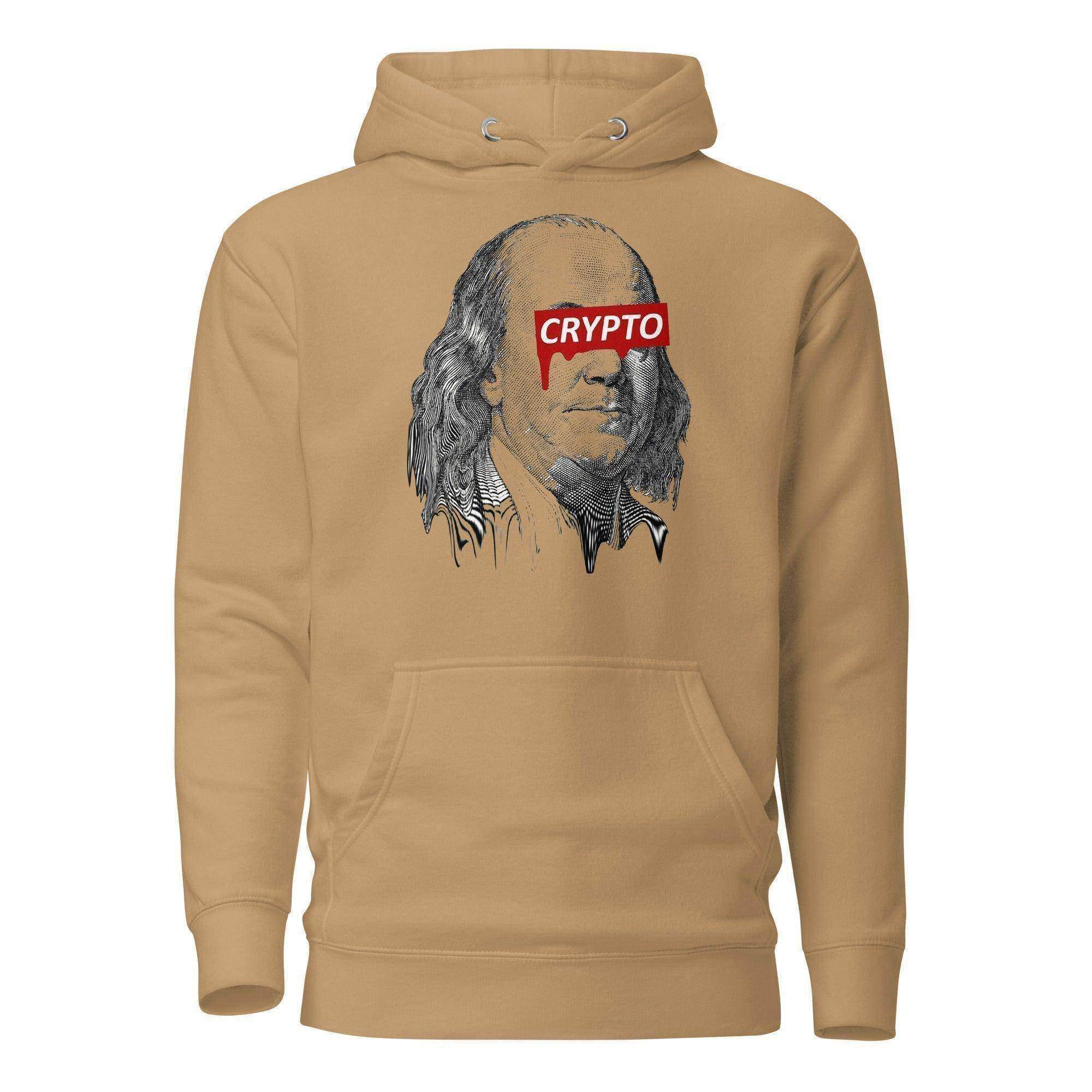 CRYPTO Benjamin Franklin Pullover Hoodie - InvestmenTees