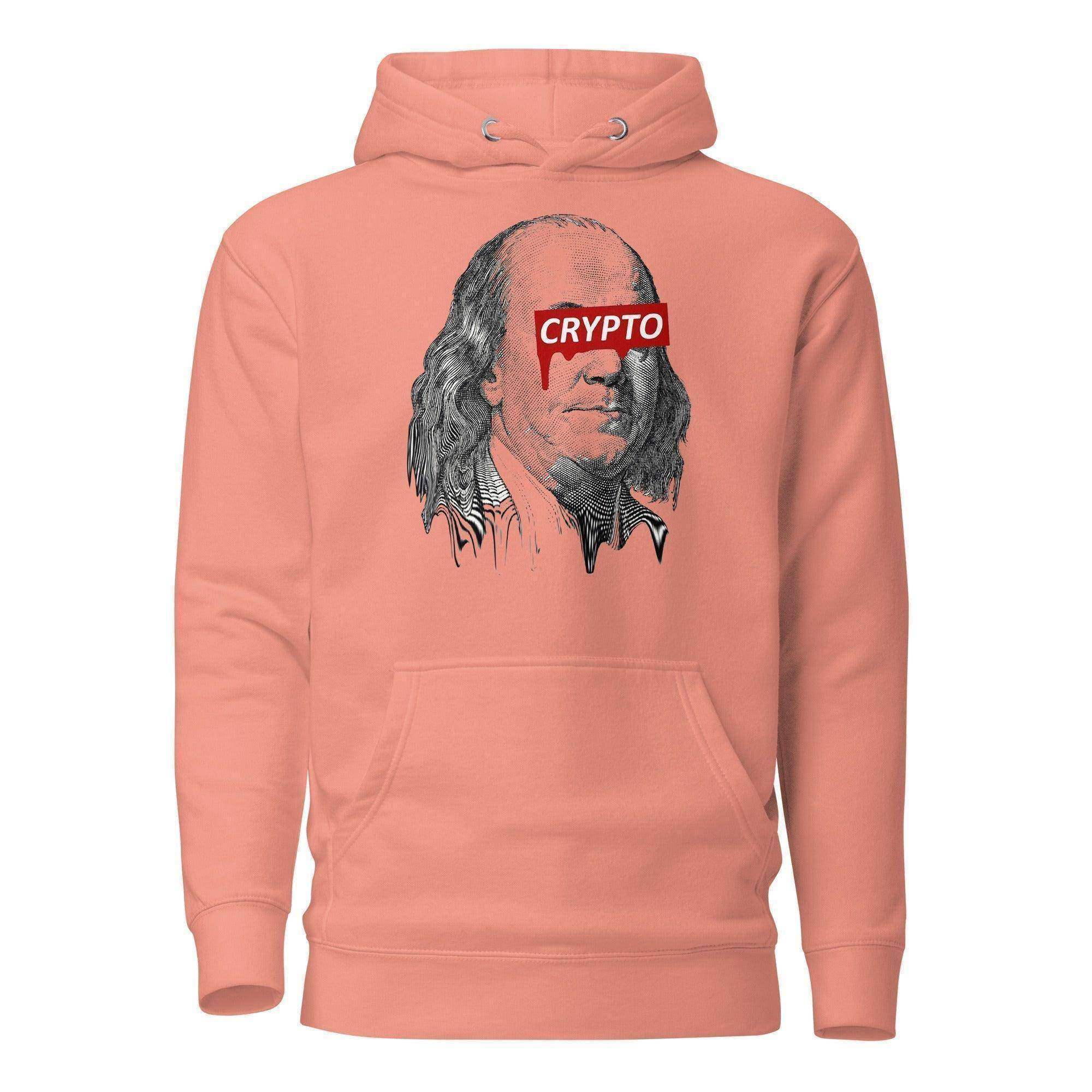 CRYPTO Benjamin Franklin Pullover Hoodie - InvestmenTees