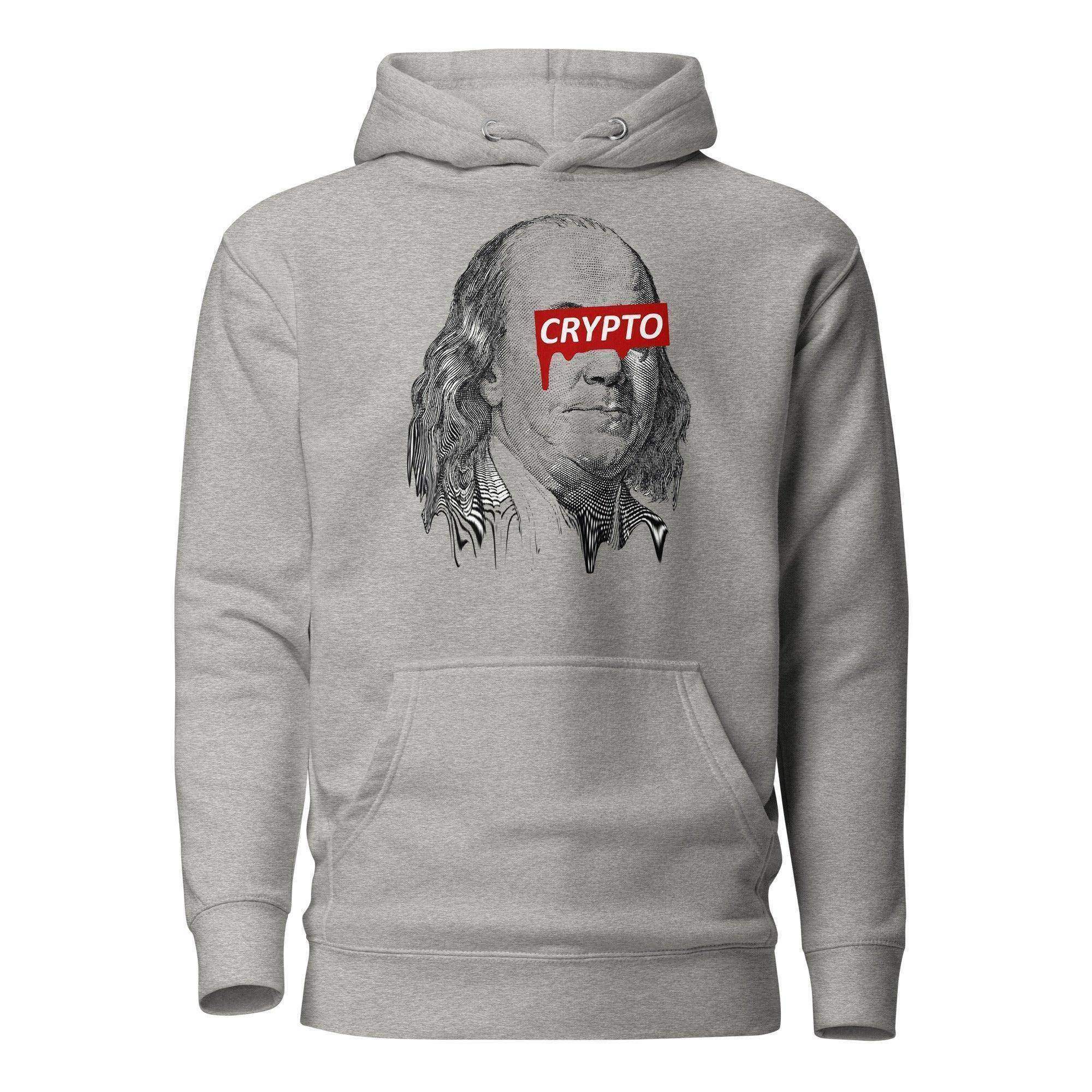 CRYPTO Benjamin Franklin Pullover Hoodie - InvestmenTees