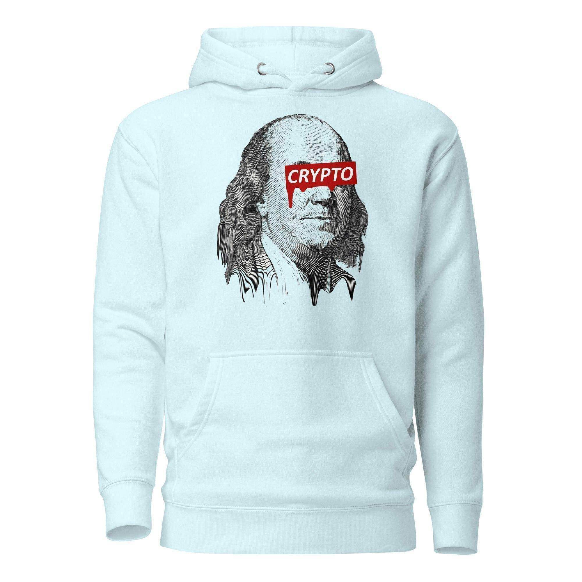 CRYPTO Benjamin Franklin Pullover Hoodie - InvestmenTees