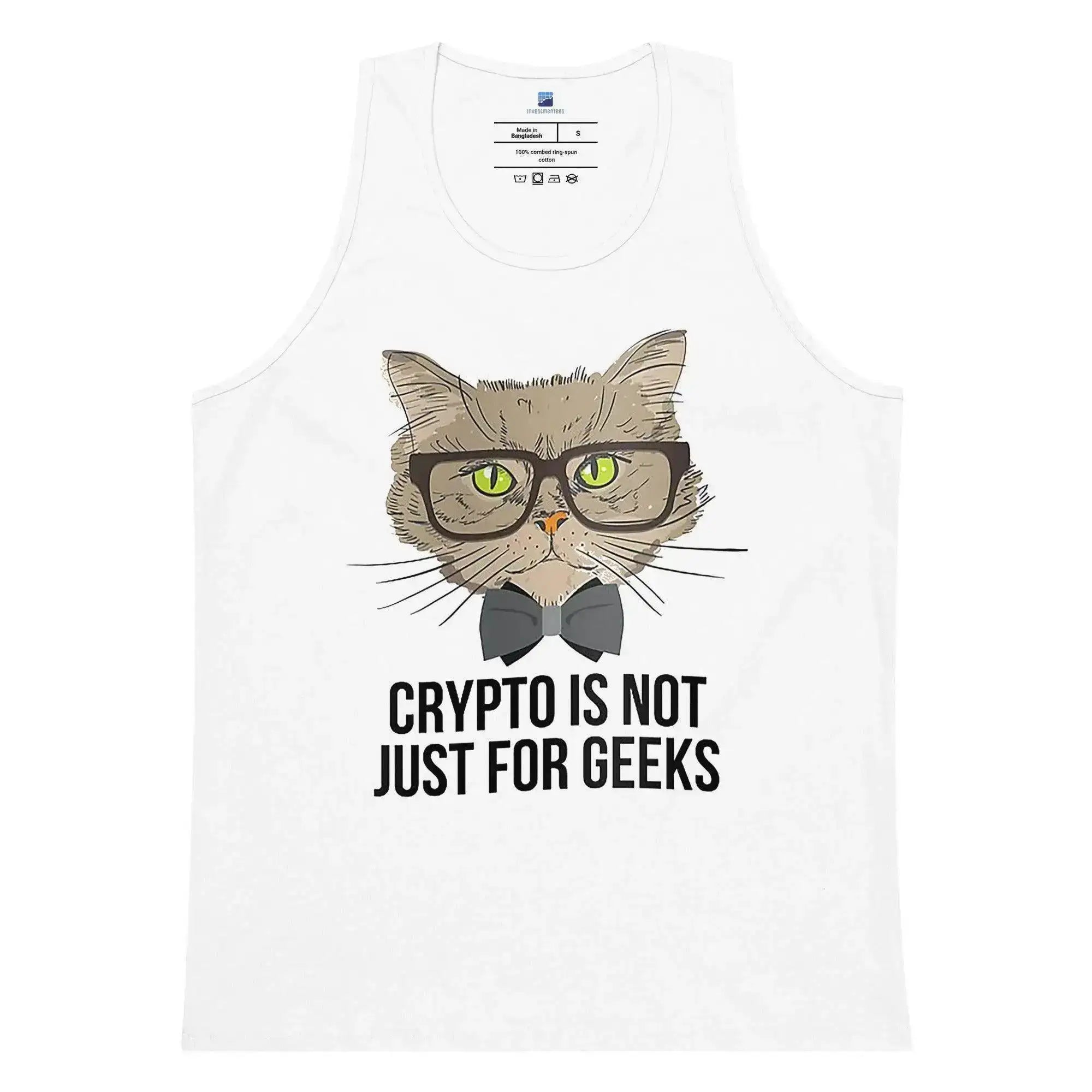 Crypto Is Not Just For Geeks Tank Top - InvestmenTees