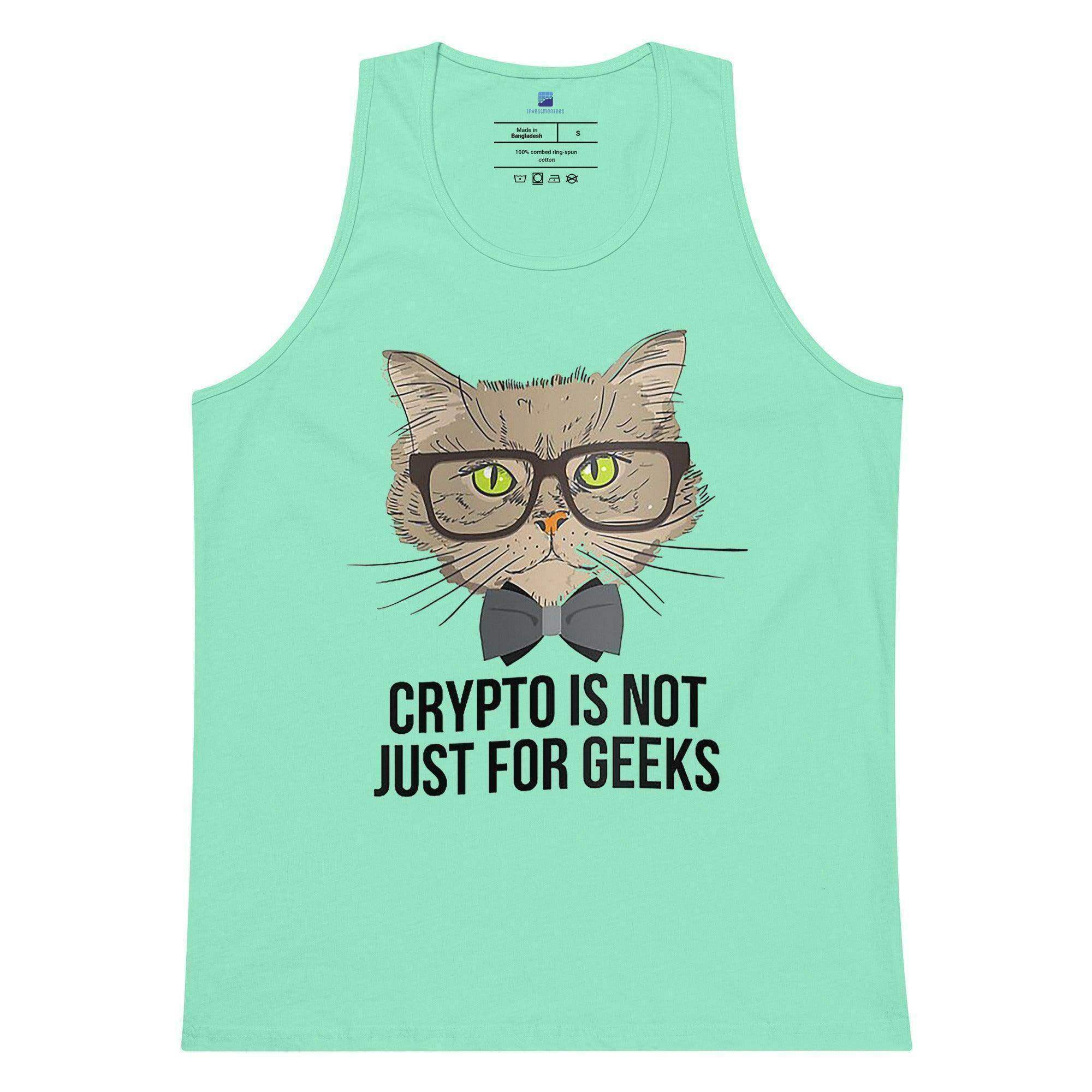 Crypto Is Not Just For Geeks Tank Top - InvestmenTees