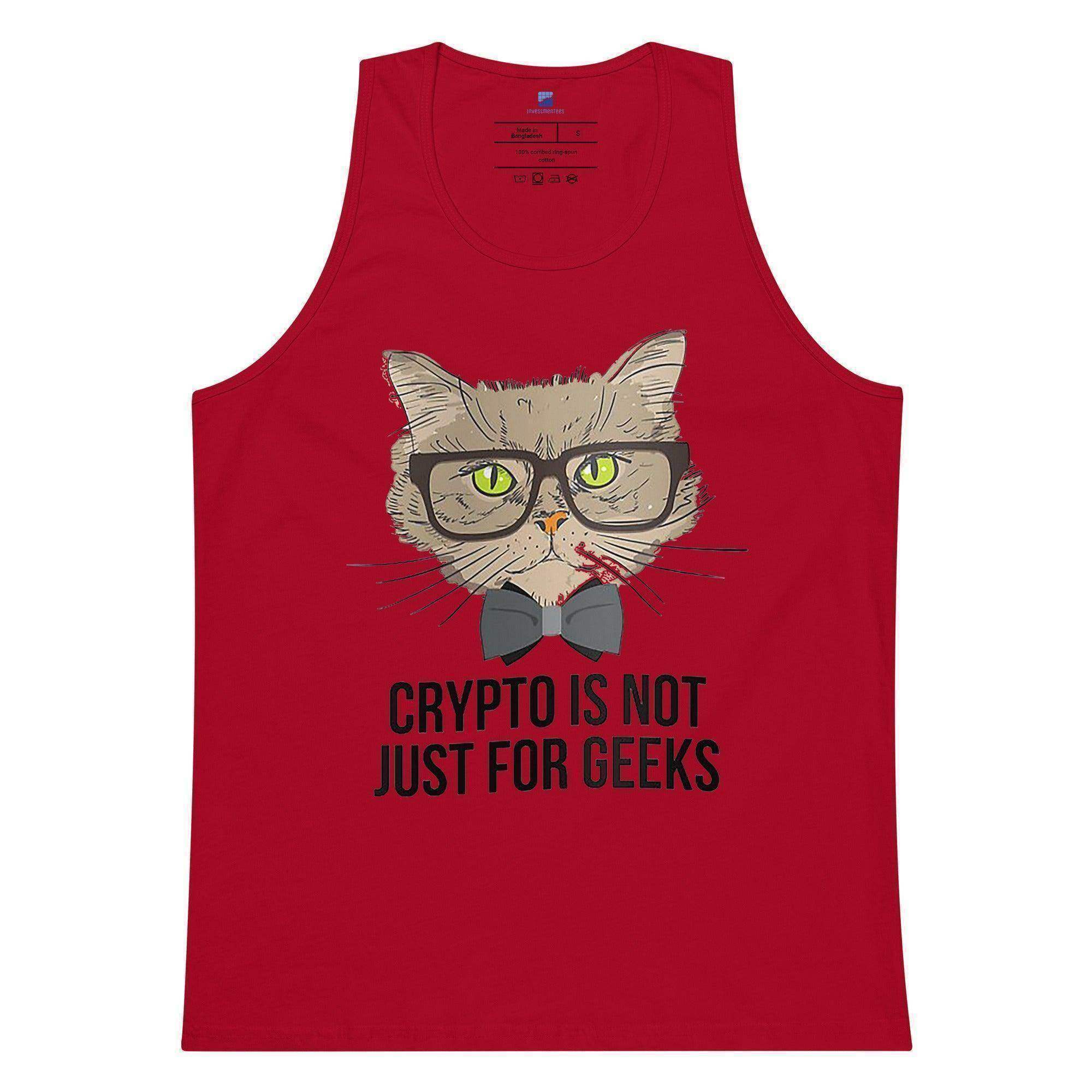 Crypto Is Not Just For Geeks Tank Top - InvestmenTees