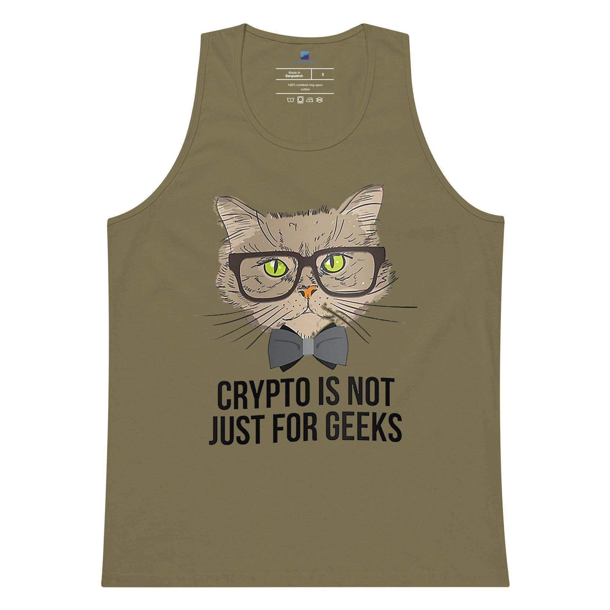 Crypto Is Not Just For Geeks Tank Top - InvestmenTees