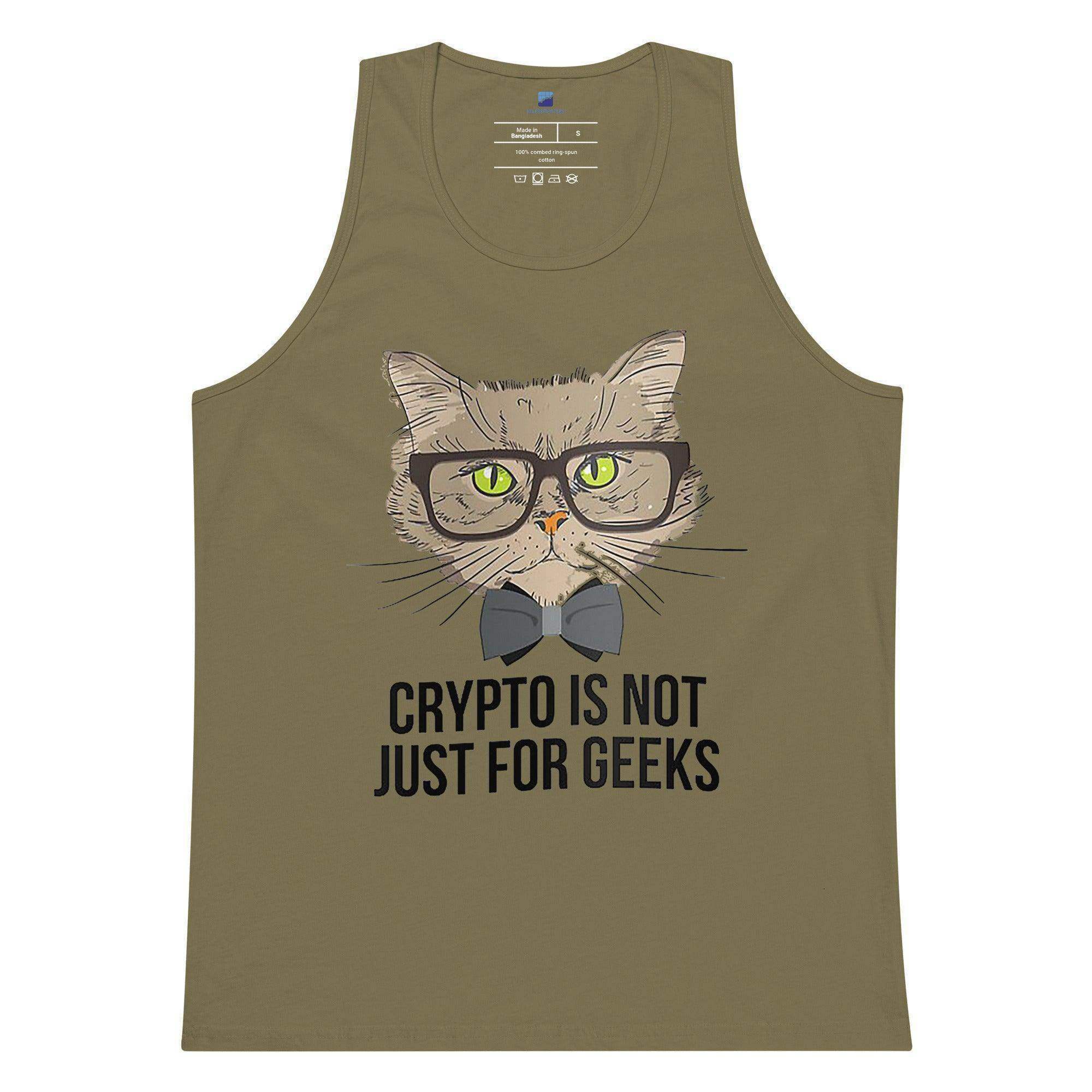 Crypto Is Not Just For Geeks Tank Top - InvestmenTees