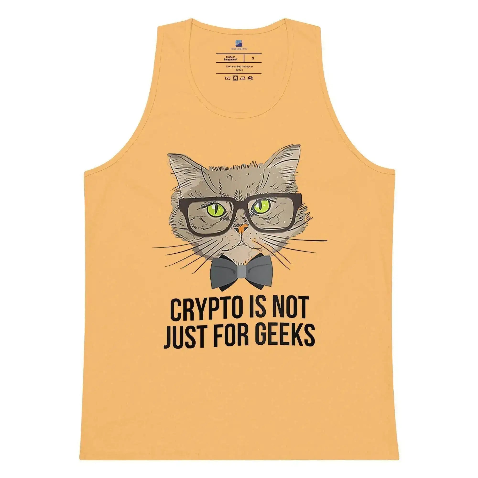 Crypto Is Not Just For Geeks Tank Top - InvestmenTees