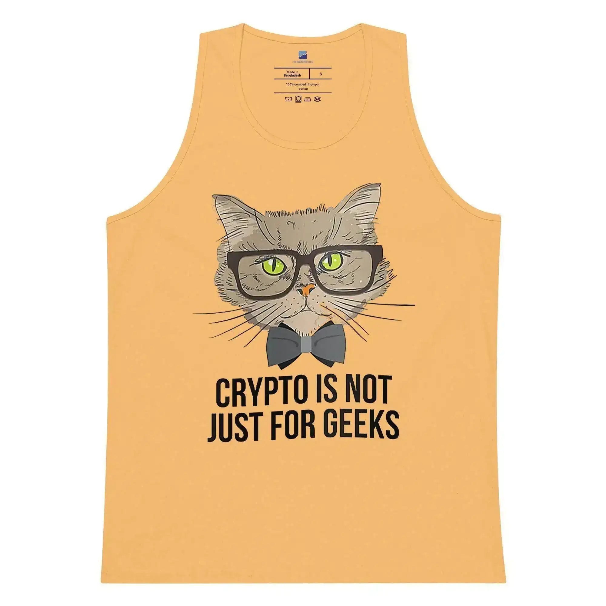 Crypto Is Not Just For Geeks Tank Top - InvestmenTees