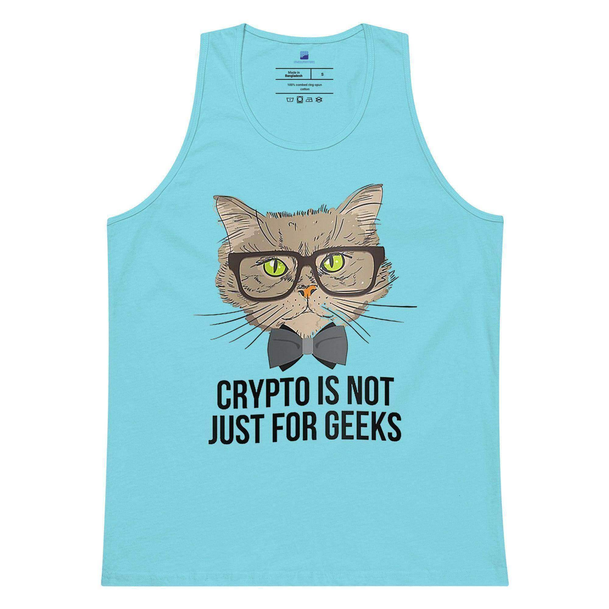 Crypto Is Not Just For Geeks Tank Top - InvestmenTees