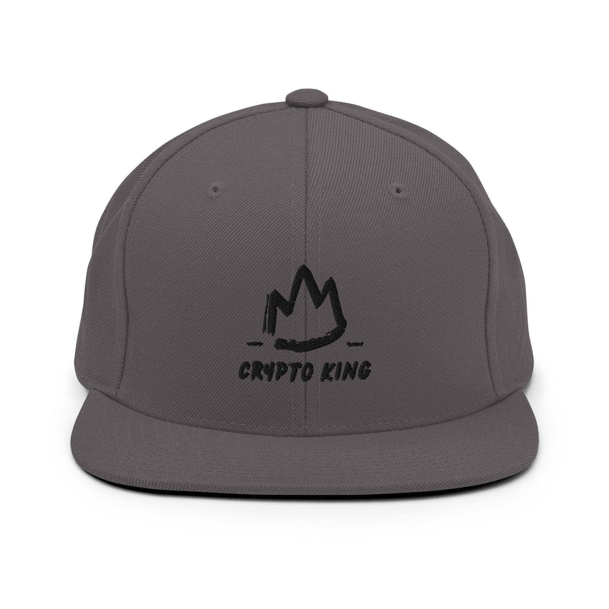 Crypto King Snapback Hat - InvestmenTees