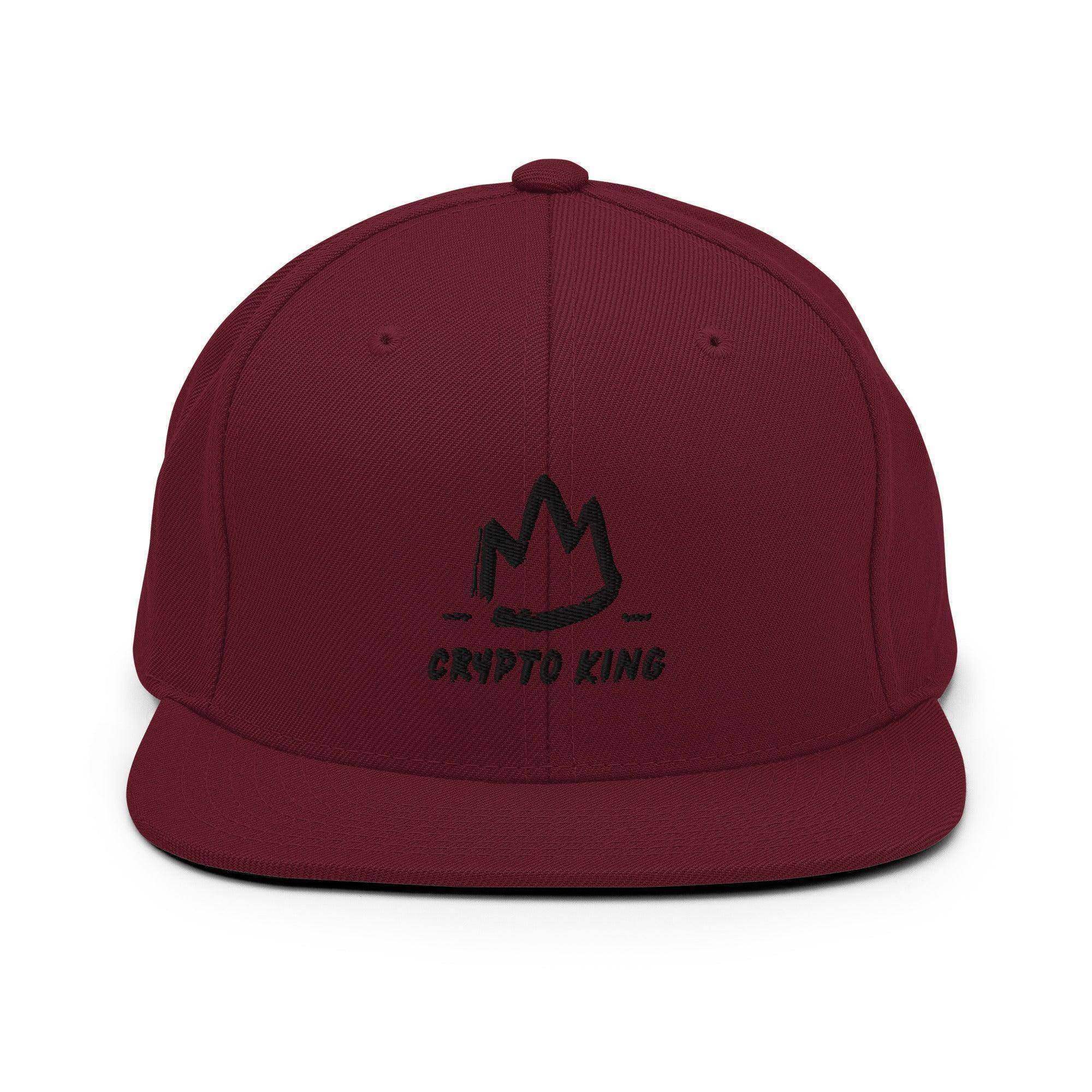 Crypto King Snapback Hat - InvestmenTees