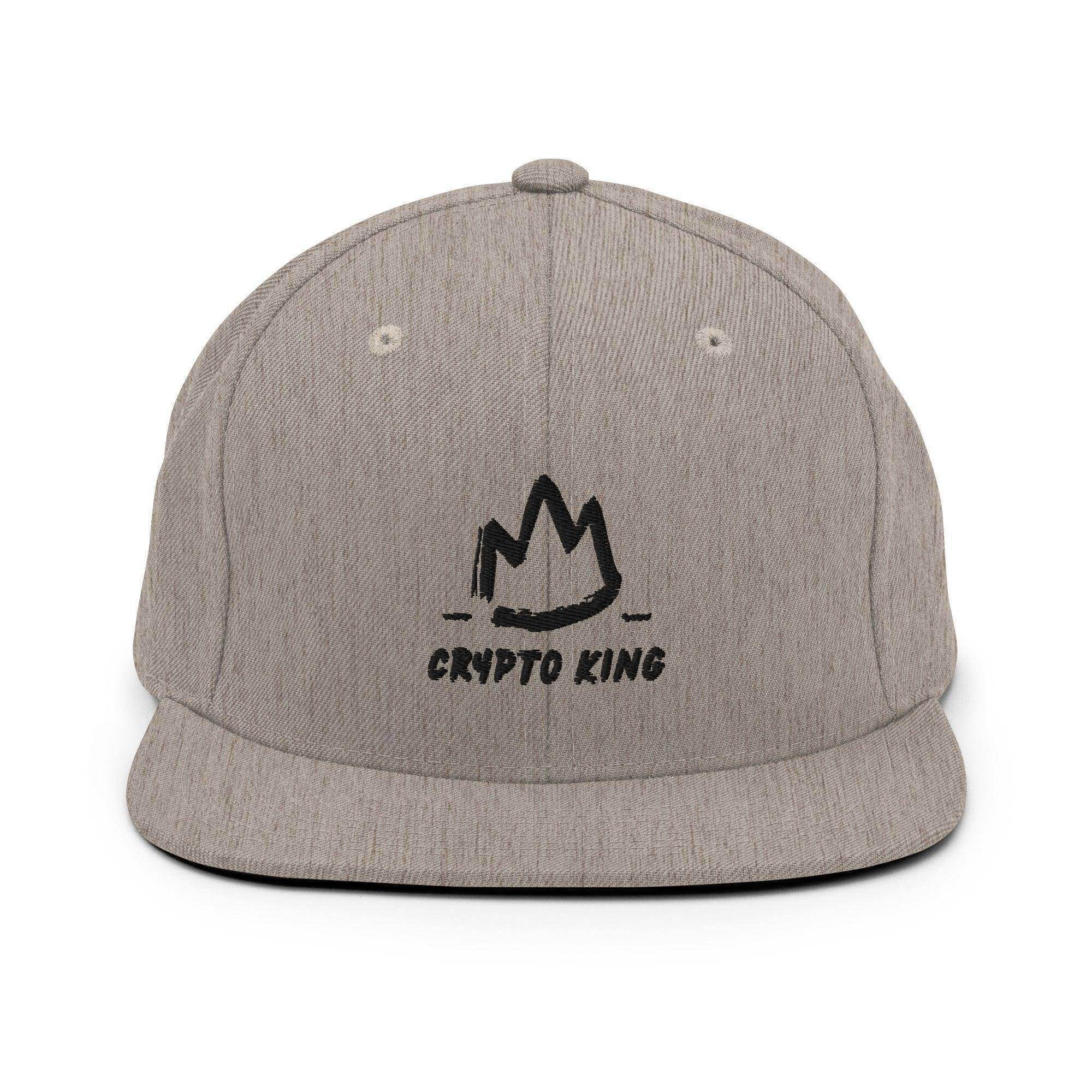 Crypto King Snapback Hat - InvestmenTees