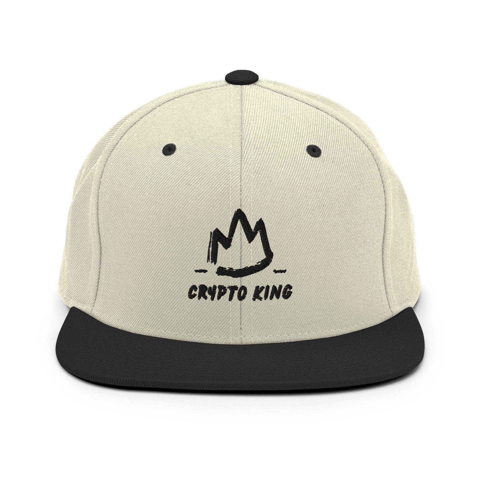 Crypto King Snapback Hat - InvestmenTees