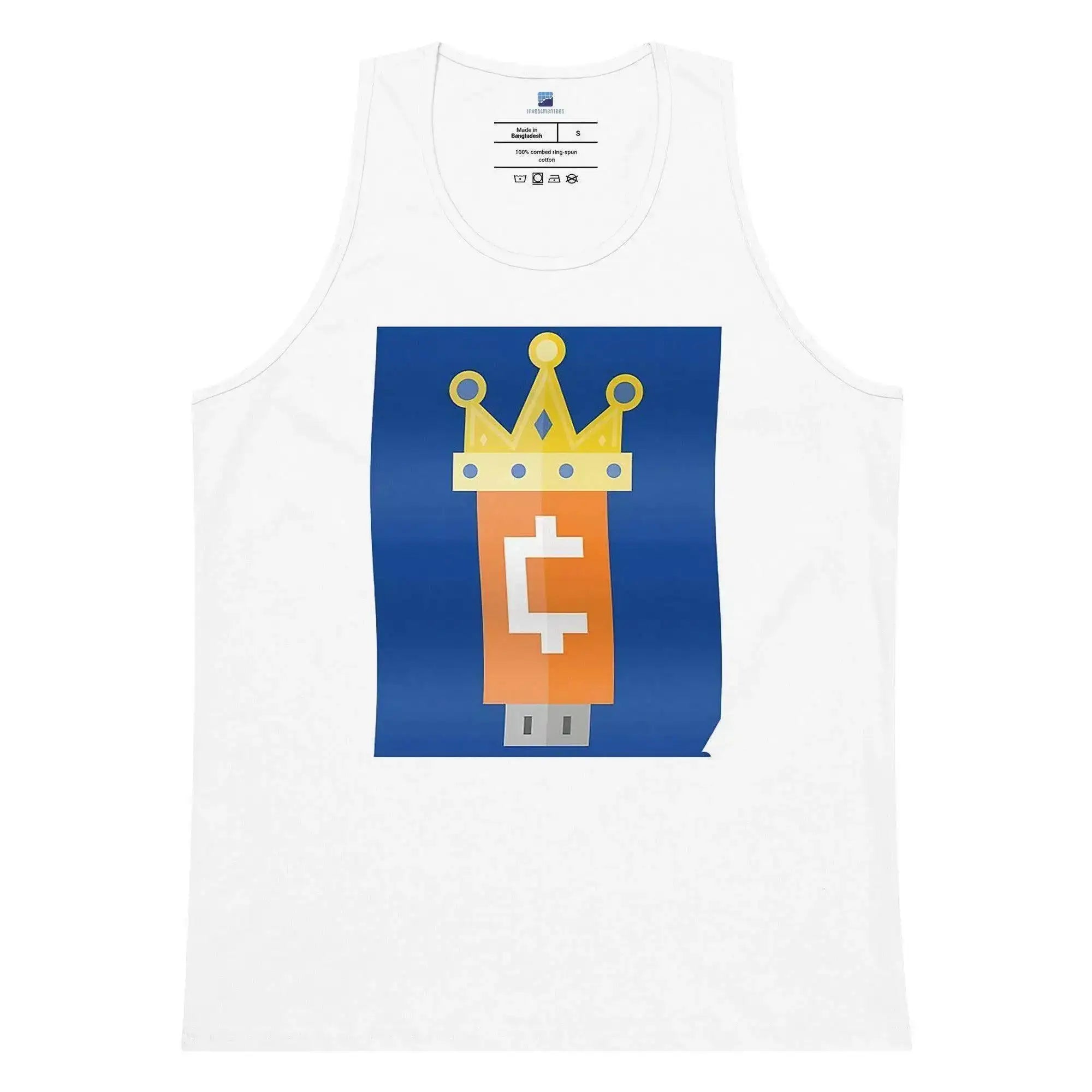 Crypto King Tank Top - InvestmenTees