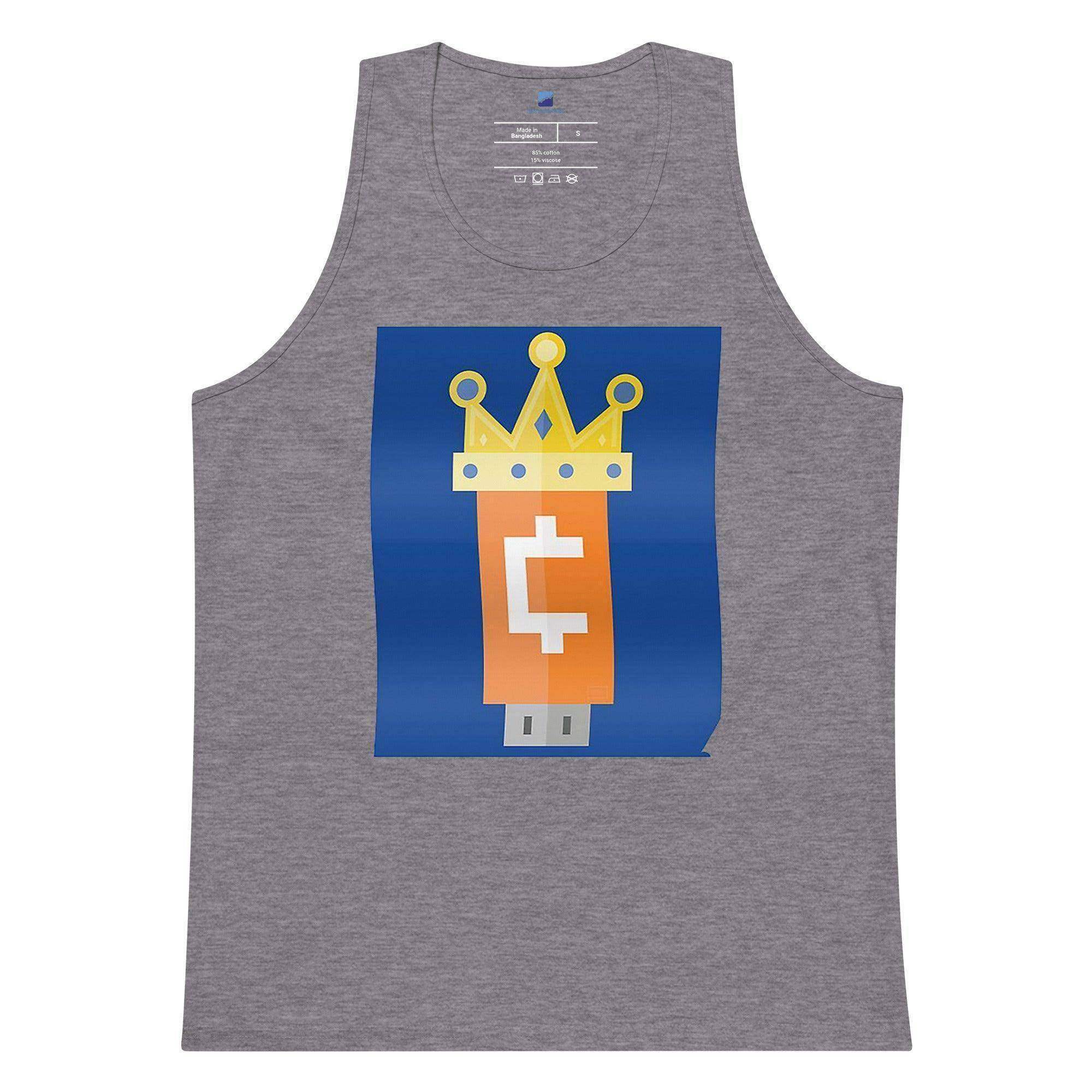 Crypto King Tank Top - InvestmenTees