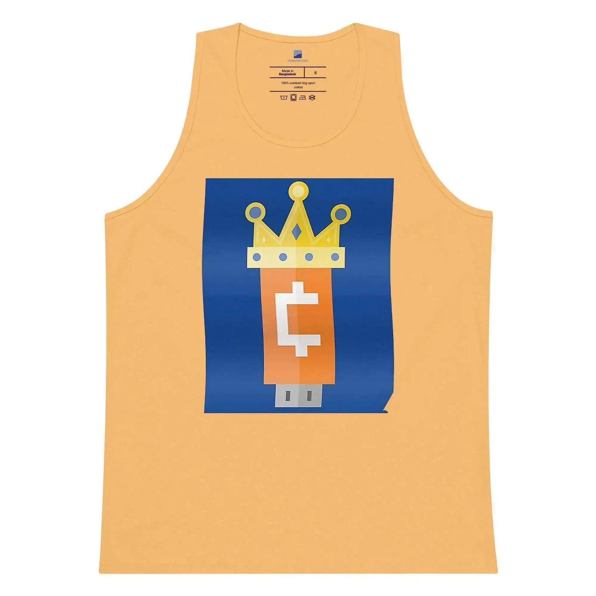Crypto King Tank Top - InvestmenTees