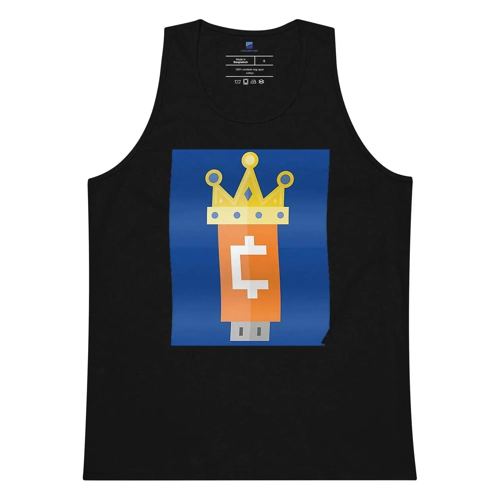 Crypto King Tank Top - InvestmenTees